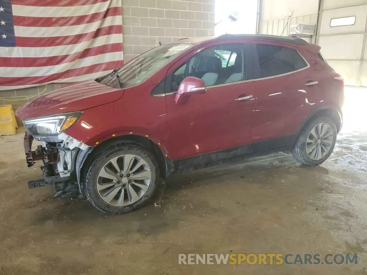 1 Фотография поврежденного автомобиля KL4CJASB9KB708120 BUICK ENCORE 2019