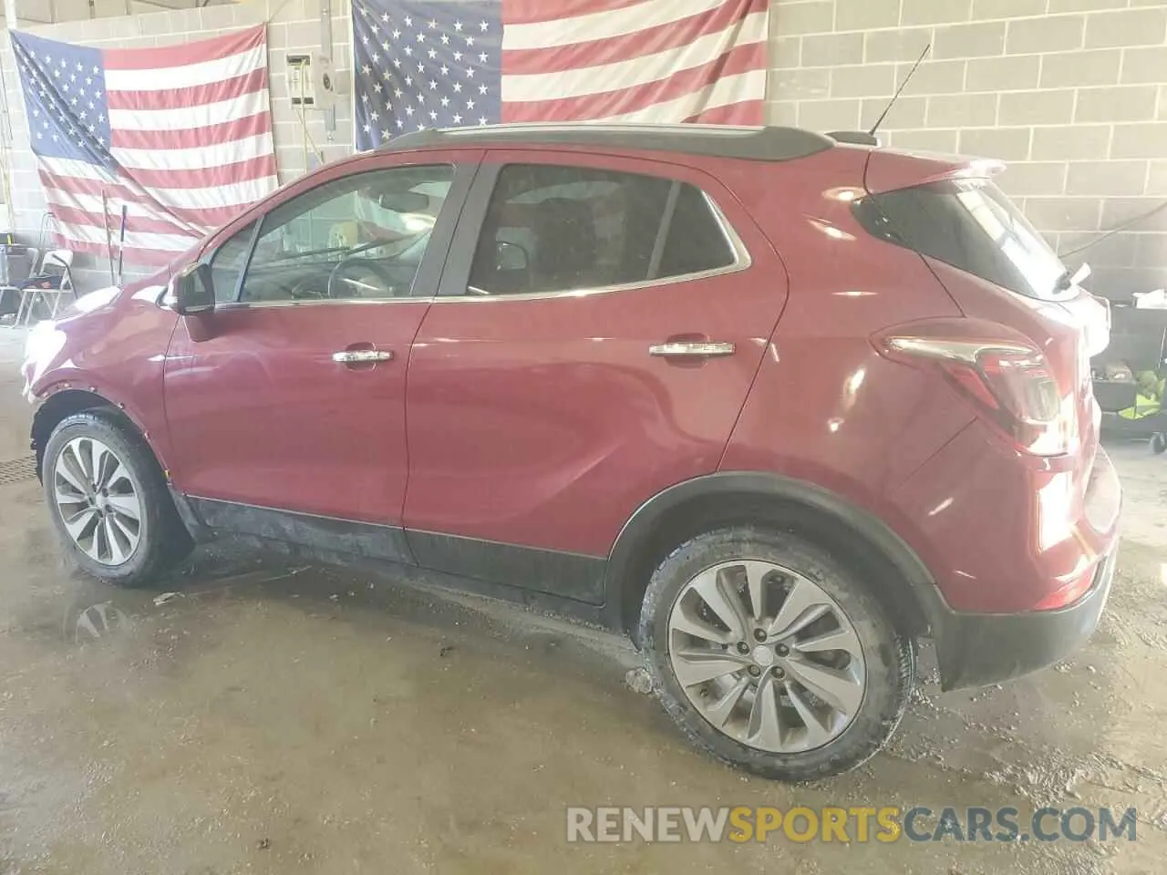 2 Фотография поврежденного автомобиля KL4CJASB9KB708120 BUICK ENCORE 2019