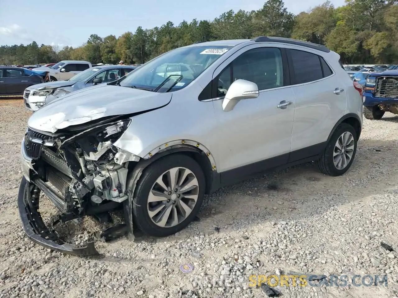 1 Photograph of a damaged car KL4CJASB9KB718291 BUICK ENCORE 2019