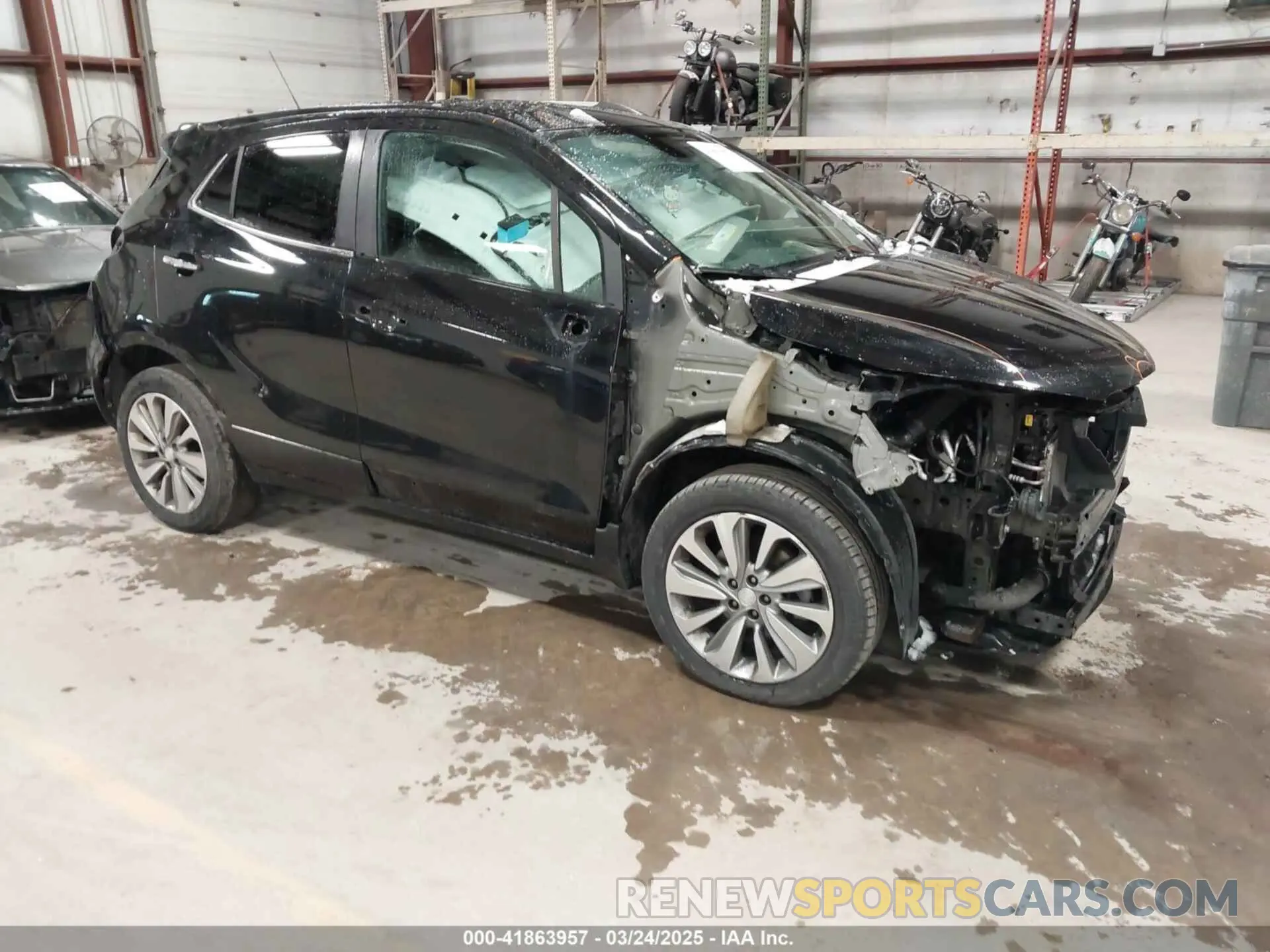 1 Фотография поврежденного автомобиля KL4CJASB9KB730165 BUICK ENCORE 2019