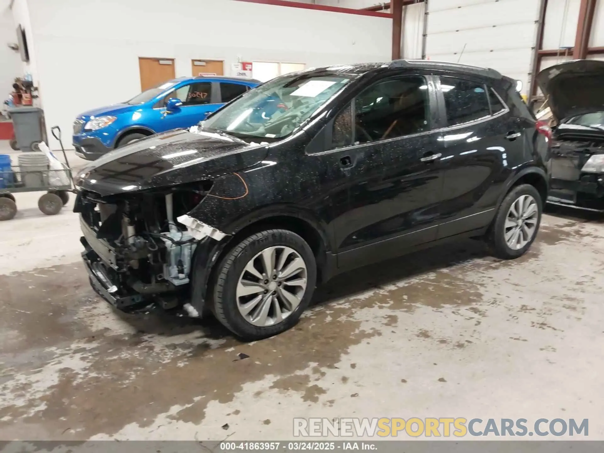 2 Фотография поврежденного автомобиля KL4CJASB9KB730165 BUICK ENCORE 2019