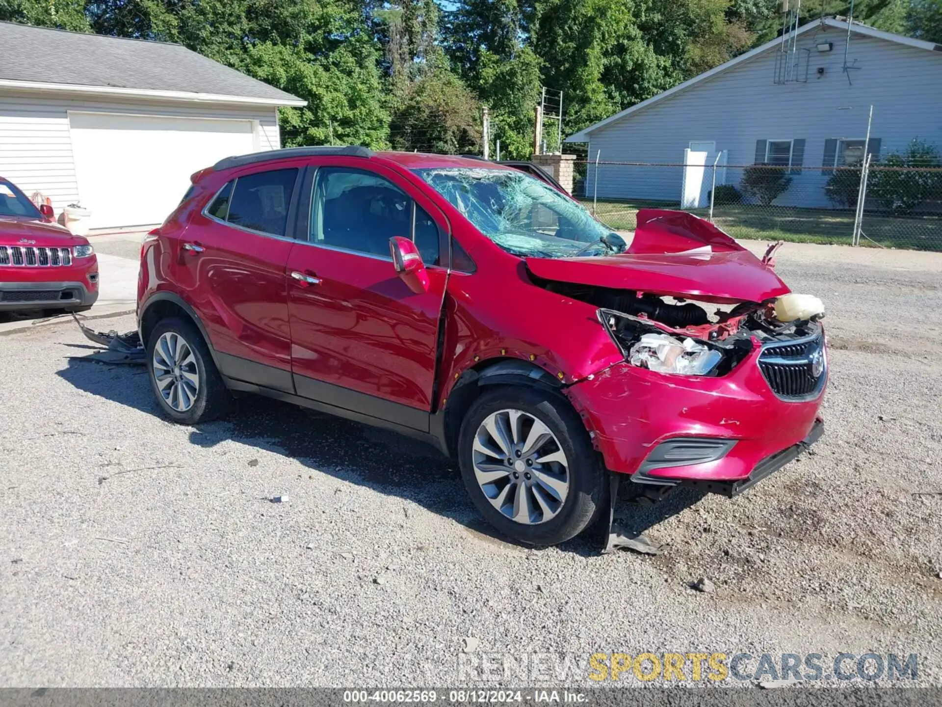 1 Фотография поврежденного автомобиля KL4CJASB9KB731963 BUICK ENCORE 2019