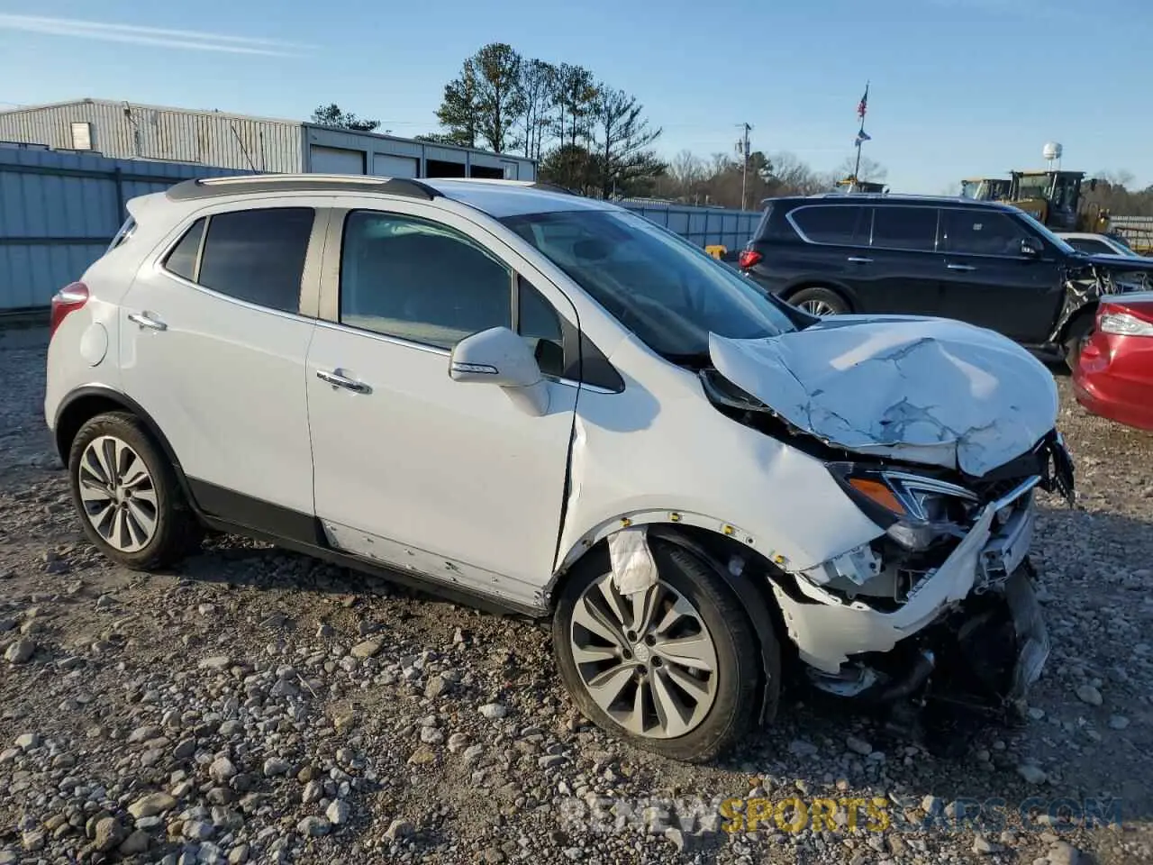 4 Фотография поврежденного автомобиля KL4CJASB9KB807097 BUICK ENCORE 2019