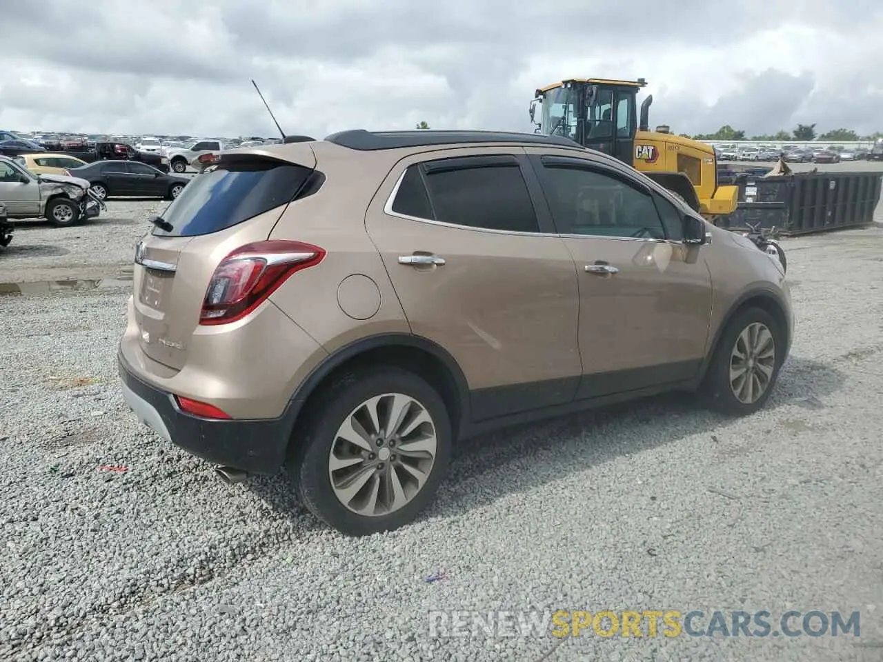 3 Фотография поврежденного автомобиля KL4CJASB9KB865324 BUICK ENCORE 2019
