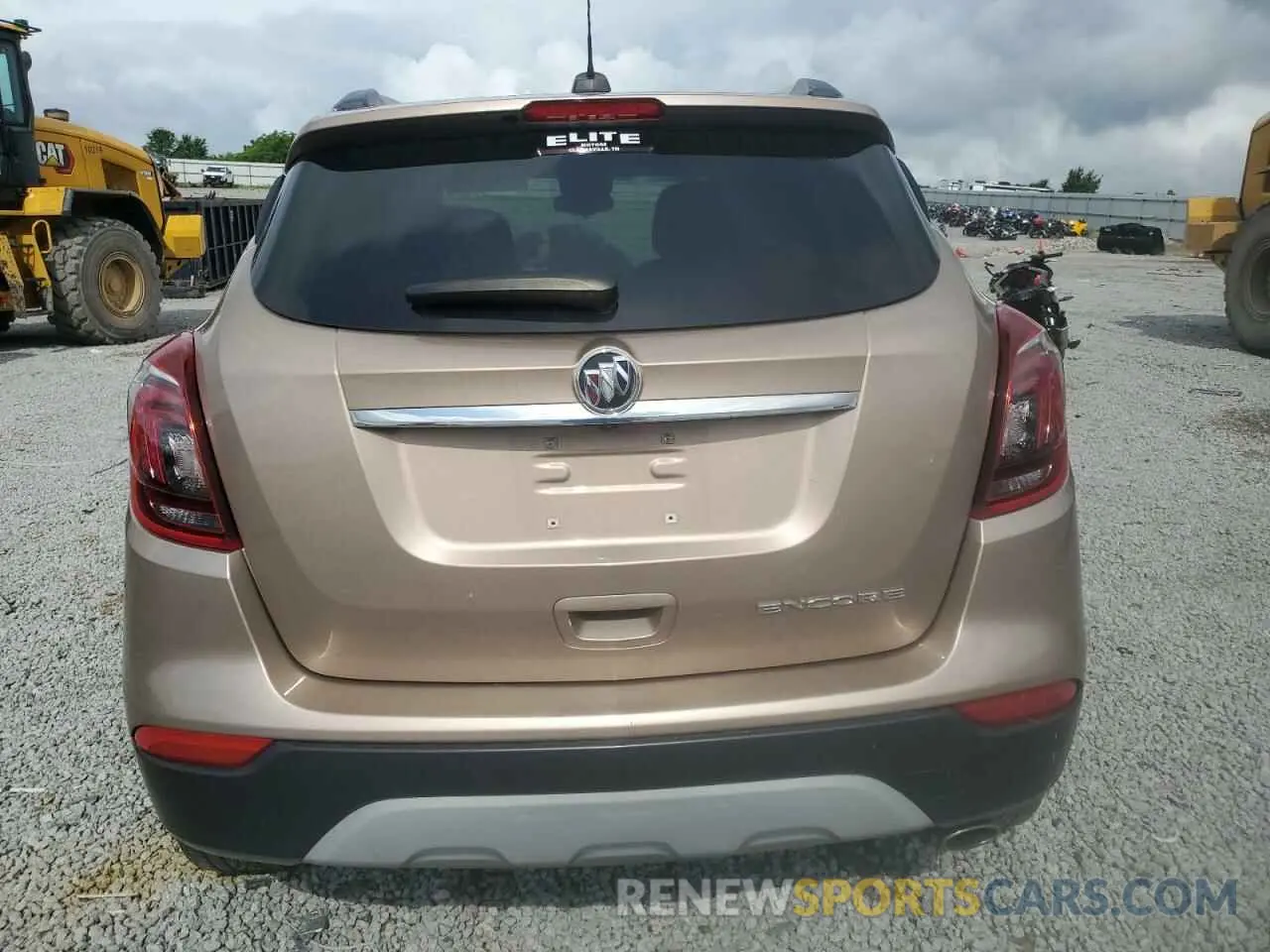 6 Фотография поврежденного автомобиля KL4CJASB9KB865324 BUICK ENCORE 2019