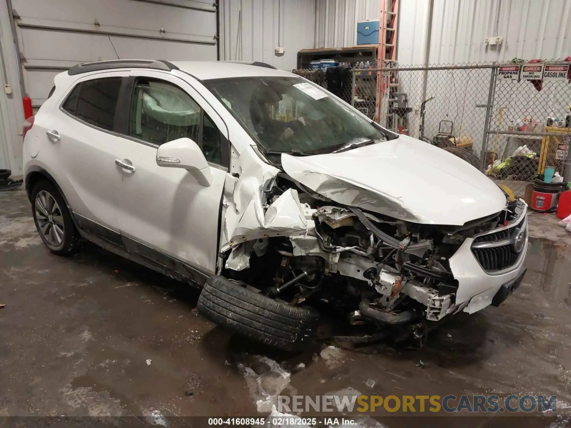1 Фотография поврежденного автомобиля KL4CJASBXKB762851 BUICK ENCORE 2019