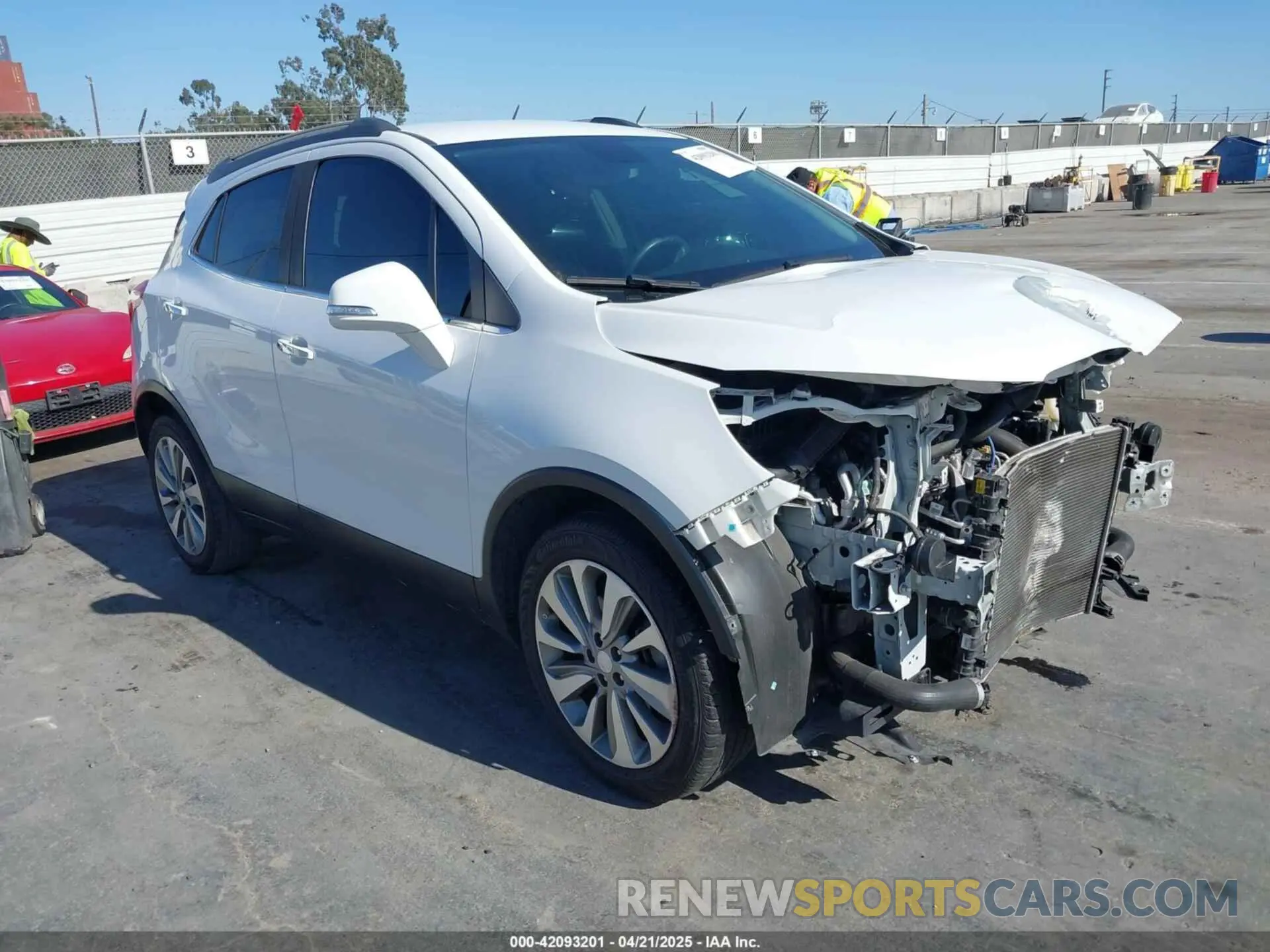 1 Photograph of a damaged car KL4CJASBXKB840366 BUICK ENCORE 2019