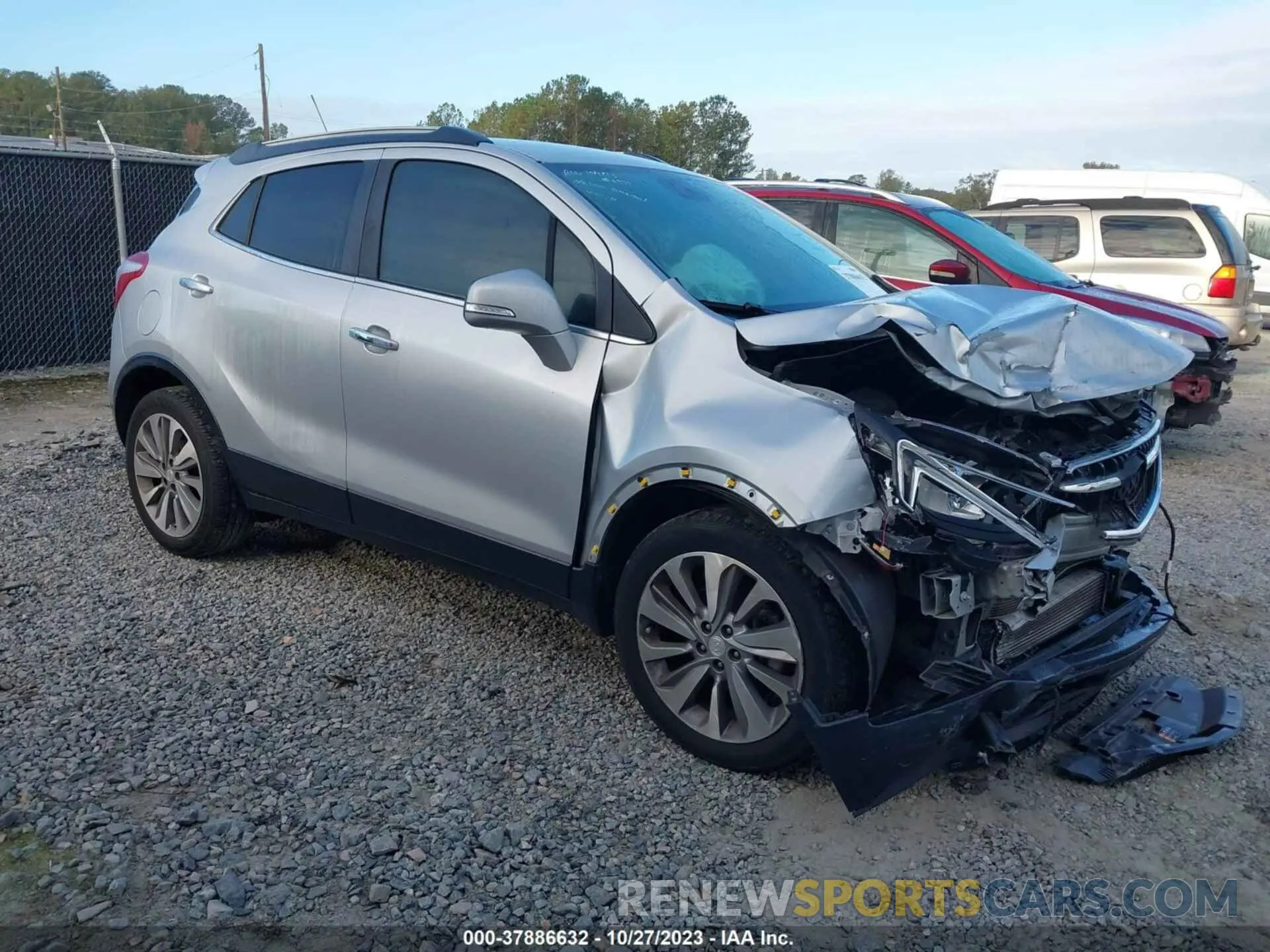 1 Photograph of a damaged car KL4CJASBXKB889423 BUICK ENCORE 2019