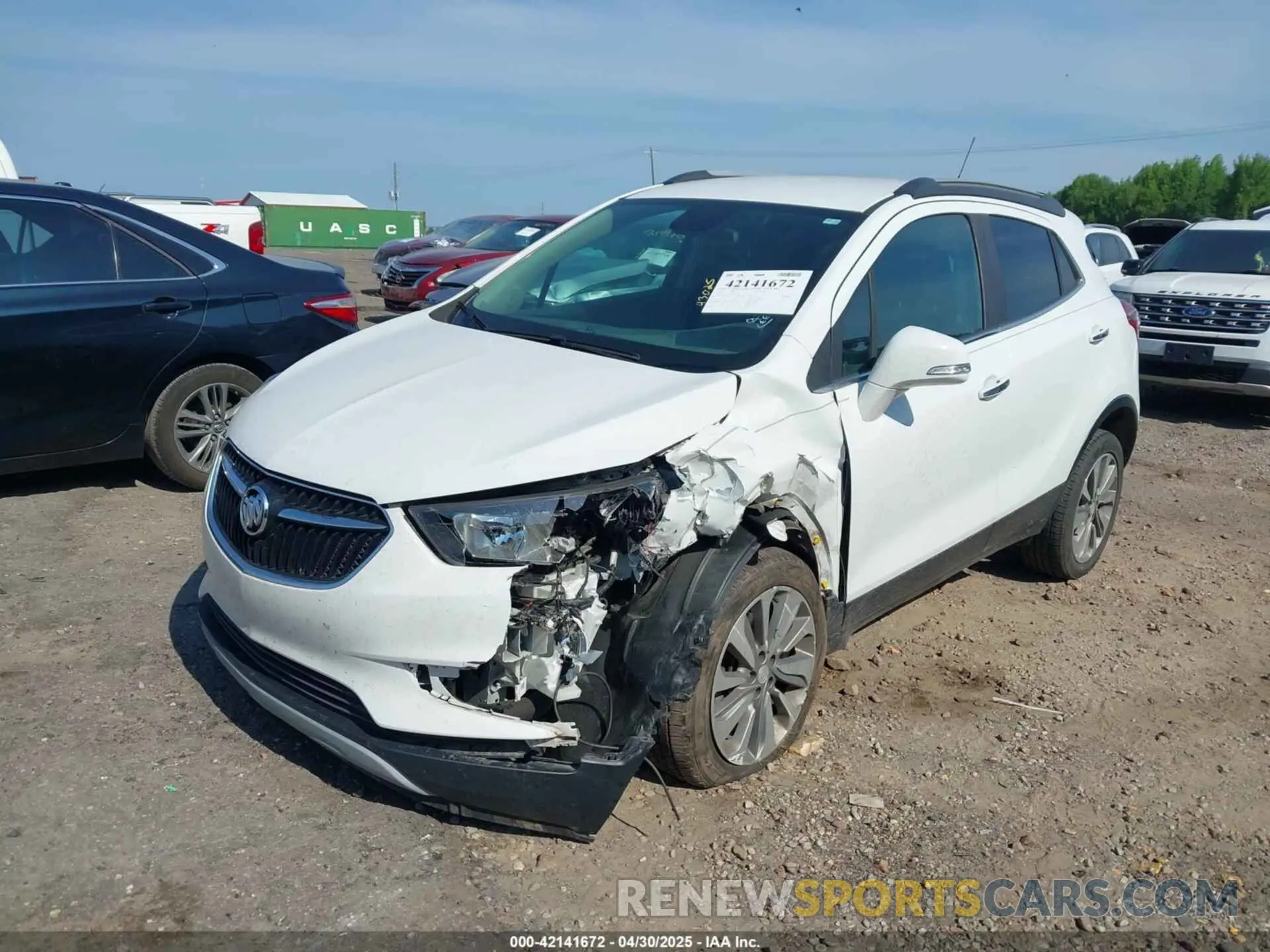 2 Фотография поврежденного автомобиля KL4CJASBXKB896341 BUICK ENCORE 2019