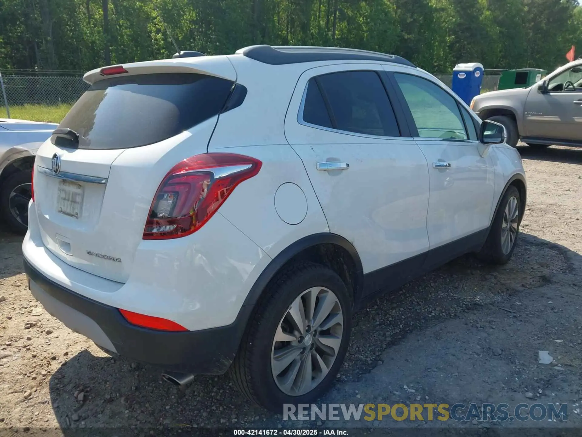4 Фотография поврежденного автомобиля KL4CJASBXKB896341 BUICK ENCORE 2019