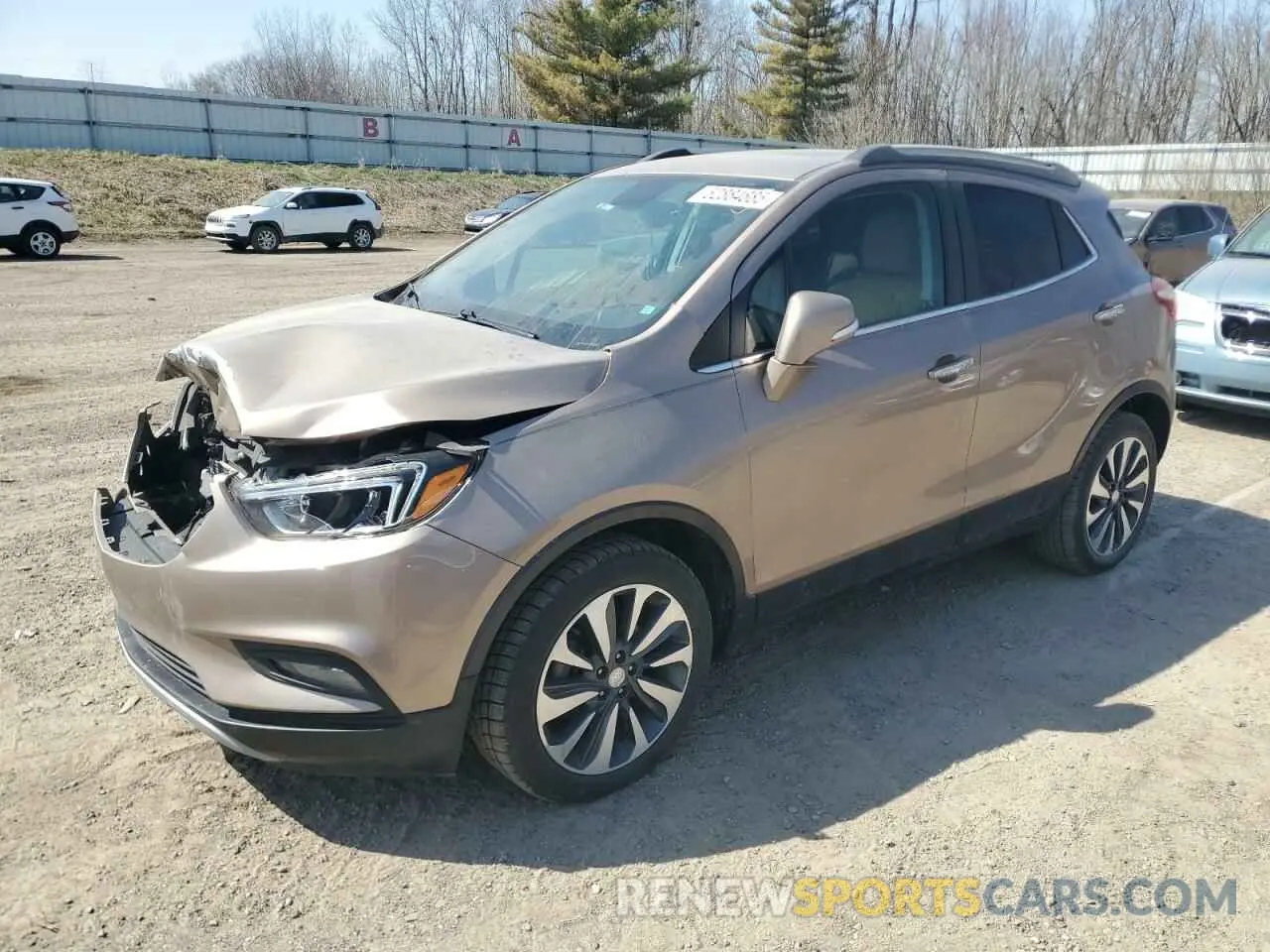 1 Фотография поврежденного автомобиля KL4CJCSB7KB702618 BUICK ENCORE 2019