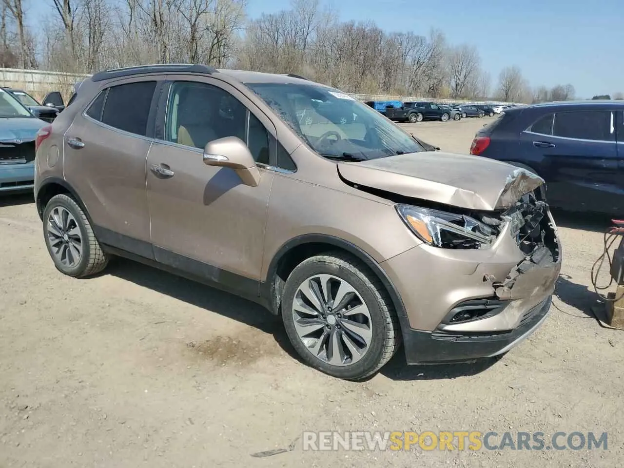 4 Фотография поврежденного автомобиля KL4CJCSB7KB702618 BUICK ENCORE 2019