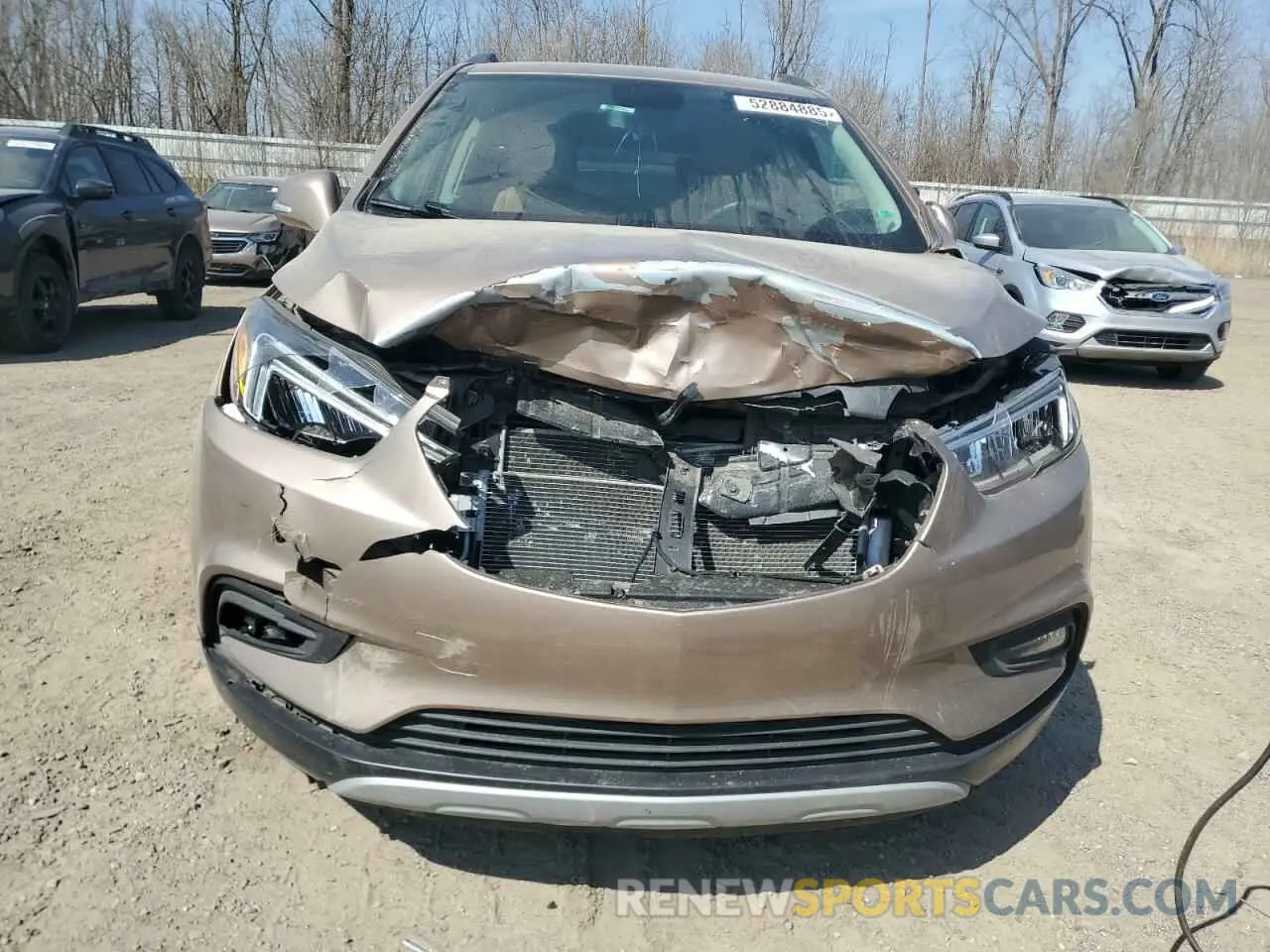 5 Фотография поврежденного автомобиля KL4CJCSB7KB702618 BUICK ENCORE 2019