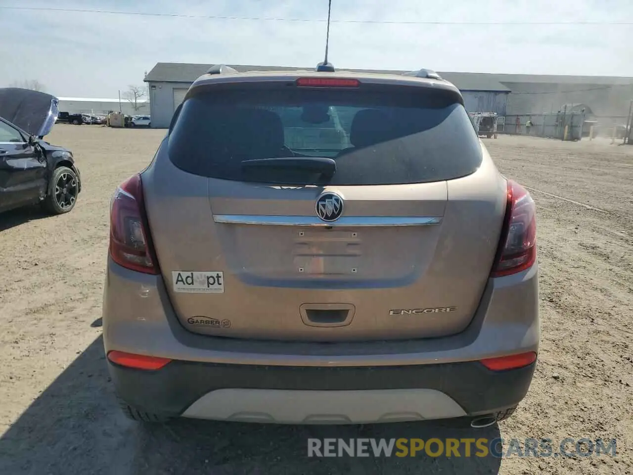 6 Фотография поврежденного автомобиля KL4CJCSB7KB702618 BUICK ENCORE 2019