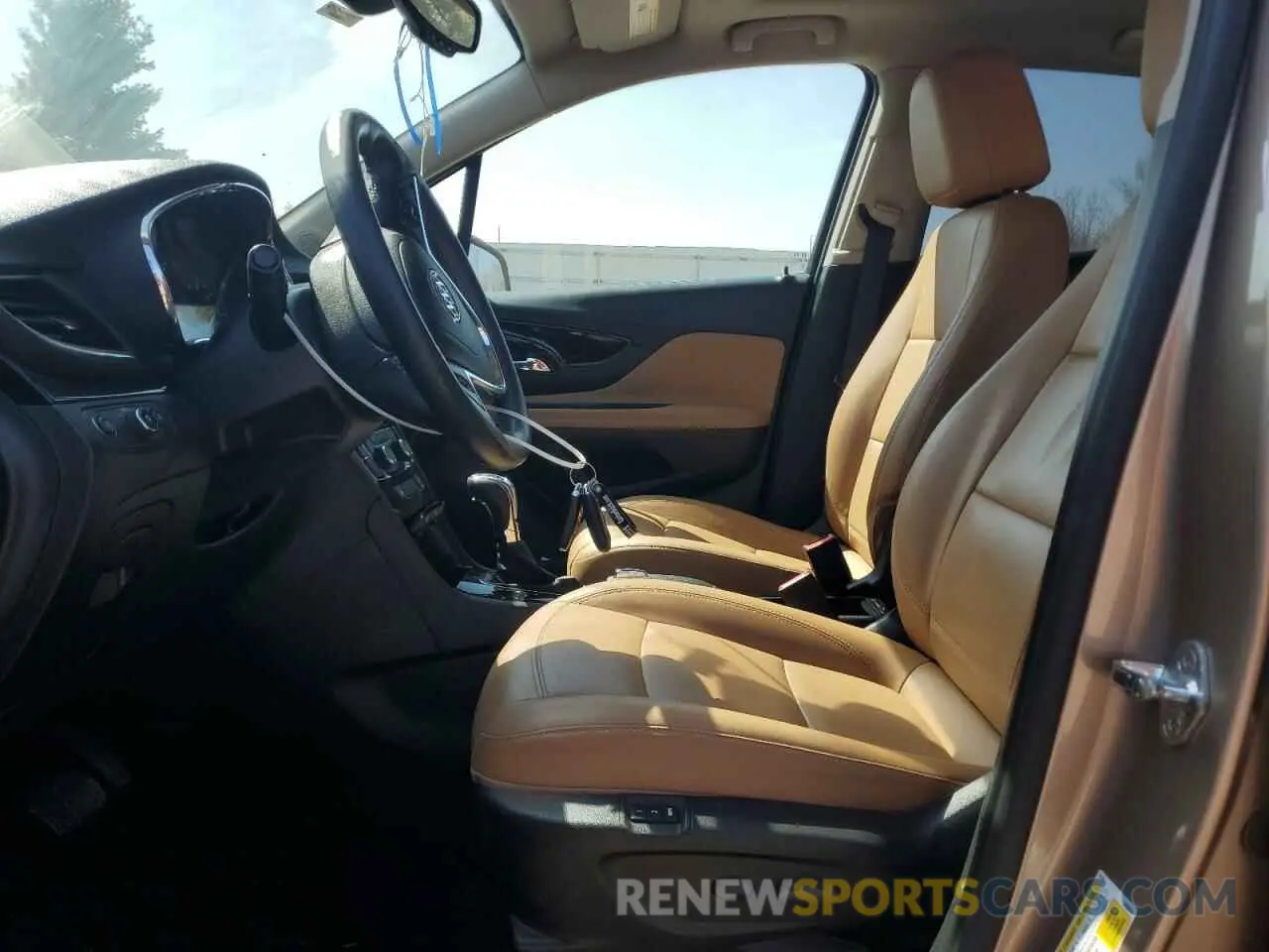7 Фотография поврежденного автомобиля KL4CJCSB7KB702618 BUICK ENCORE 2019
