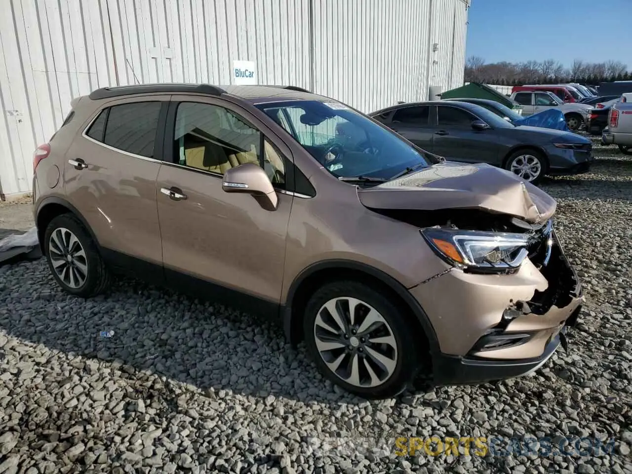 4 Фотография поврежденного автомобиля KL4CJCSM8KB896416 BUICK ENCORE 2019