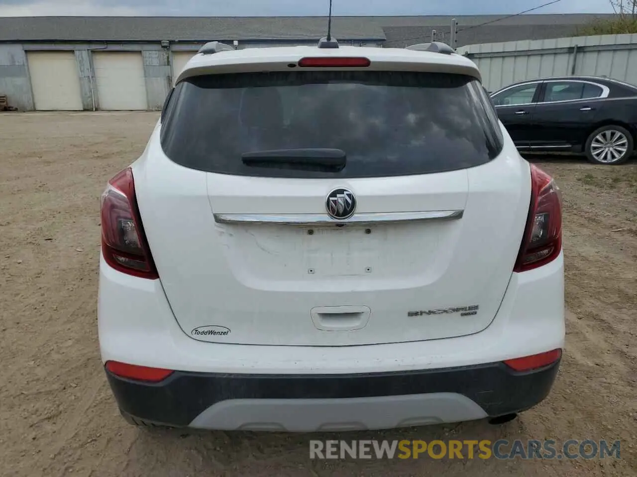 6 Фотография поврежденного автомобиля KL4CJESB2KB740219 BUICK ENCORE 2019