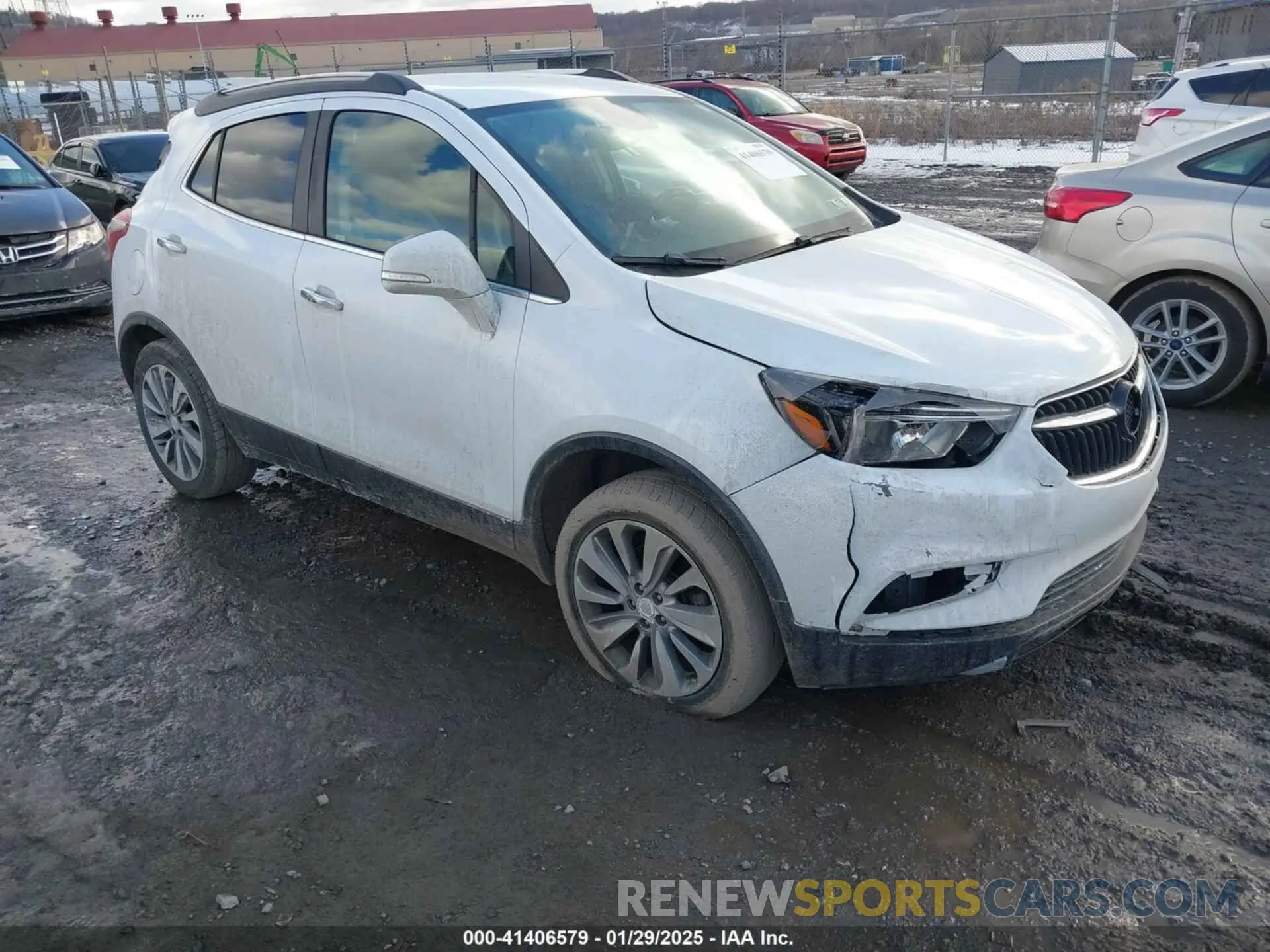 1 Фотография поврежденного автомобиля KL4CJESB2KB743878 BUICK ENCORE 2019