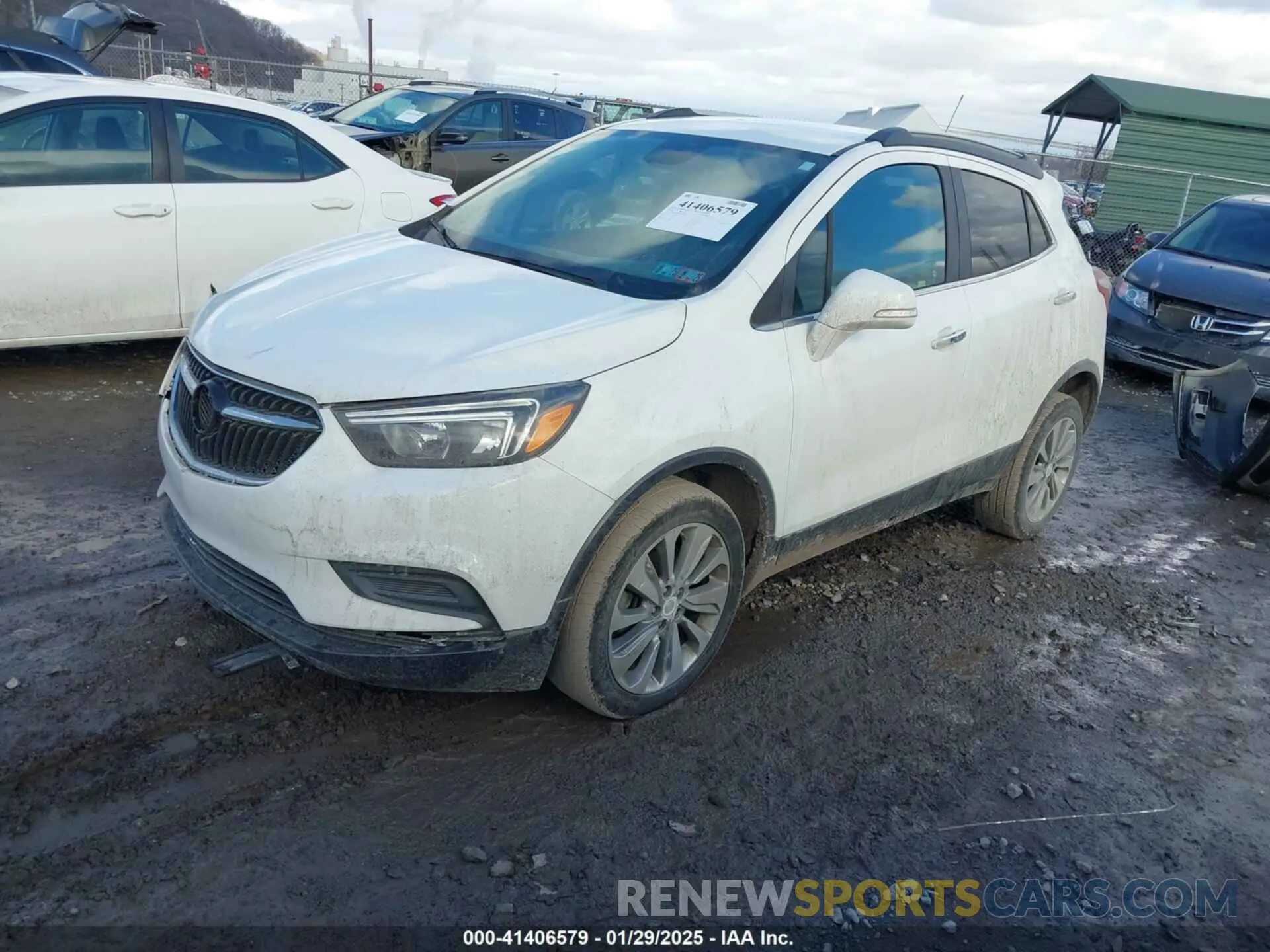 2 Фотография поврежденного автомобиля KL4CJESB2KB743878 BUICK ENCORE 2019