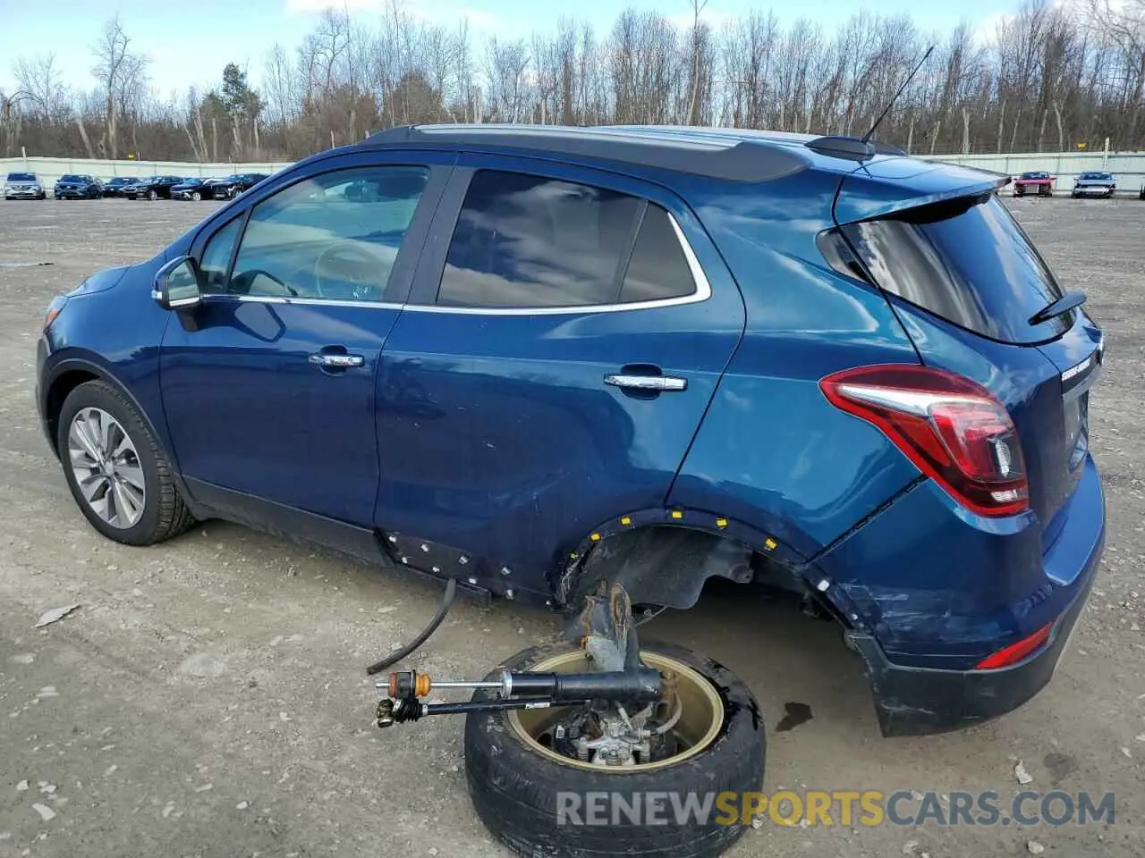 2 Фотография поврежденного автомобиля KL4CJESB5KB903607 BUICK ENCORE 2019