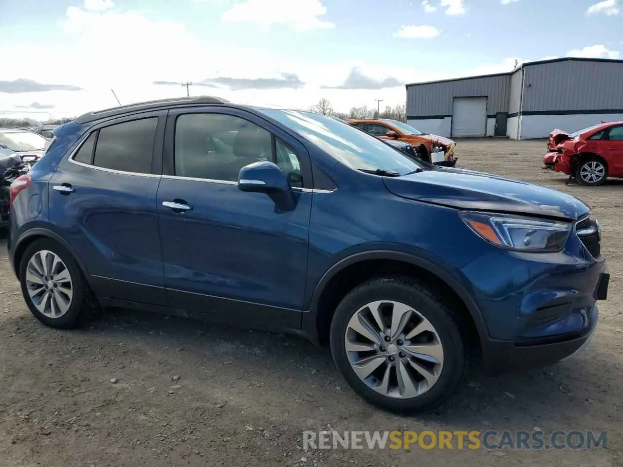 4 Фотография поврежденного автомобиля KL4CJESB5KB903607 BUICK ENCORE 2019