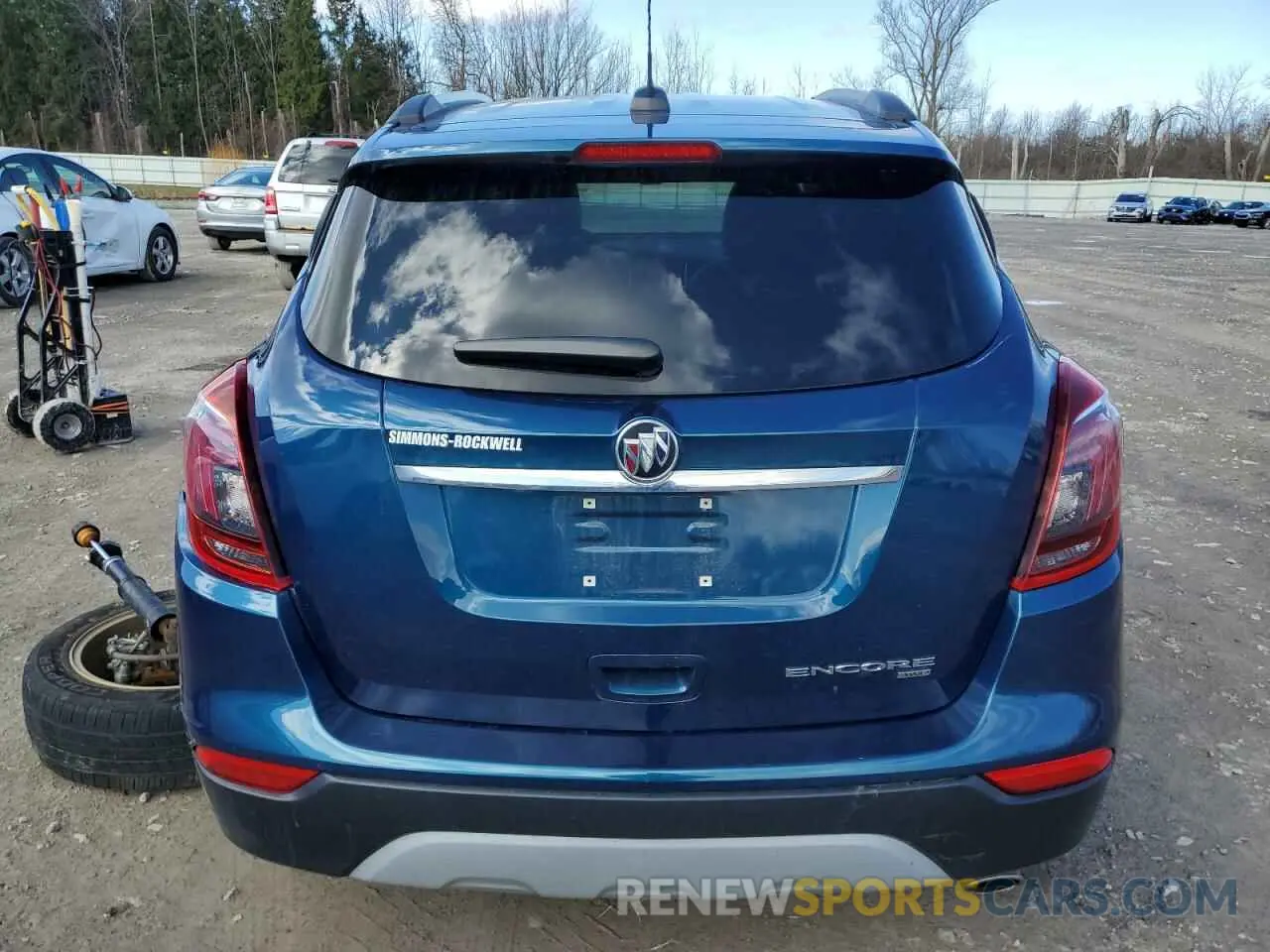 6 Фотография поврежденного автомобиля KL4CJESB5KB903607 BUICK ENCORE 2019