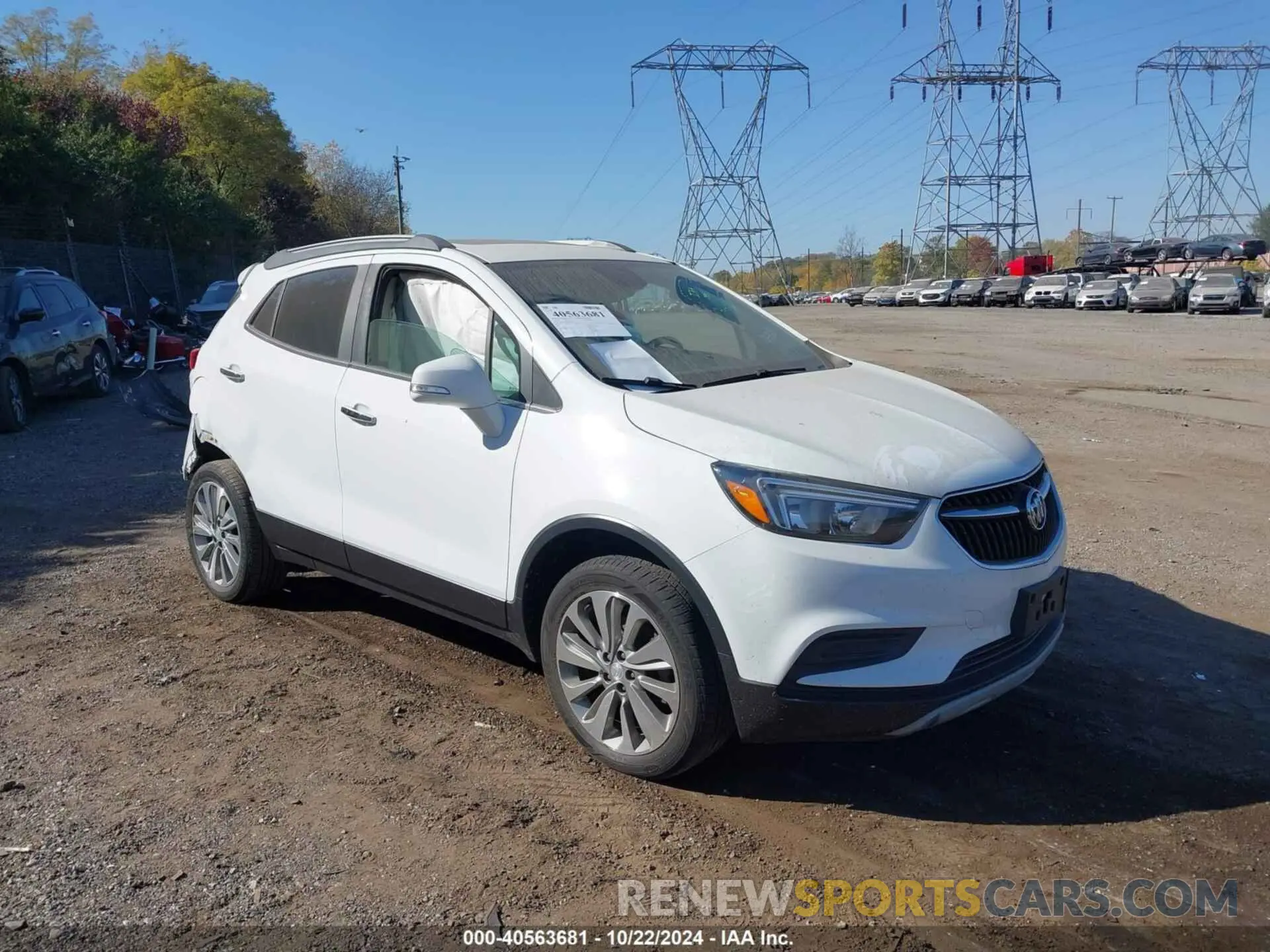 1 Фотография поврежденного автомобиля KL4CJESB7KB715638 BUICK ENCORE 2019