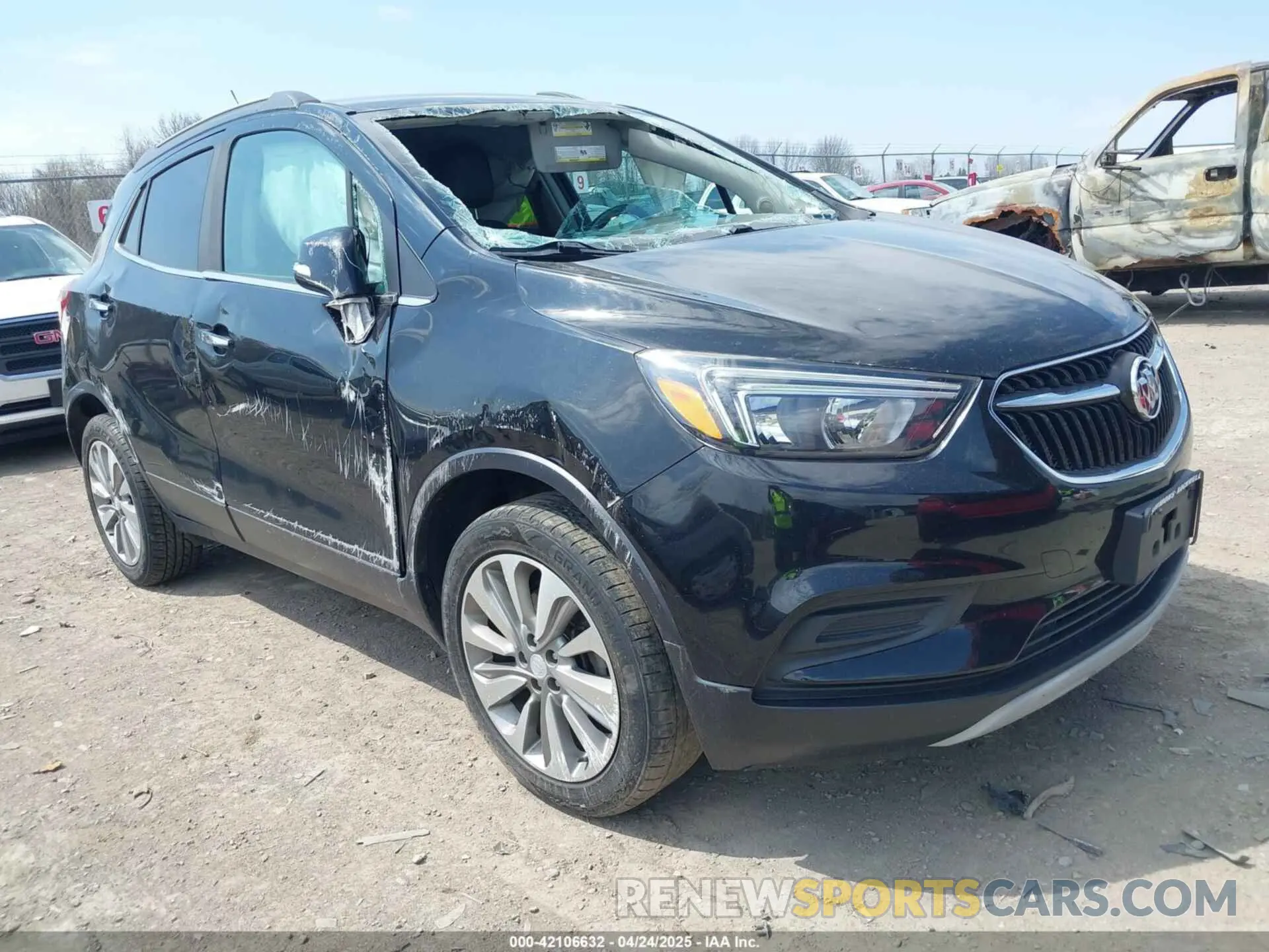 1 Photograph of a damaged car KL4CJESB7KB837268 BUICK ENCORE 2019