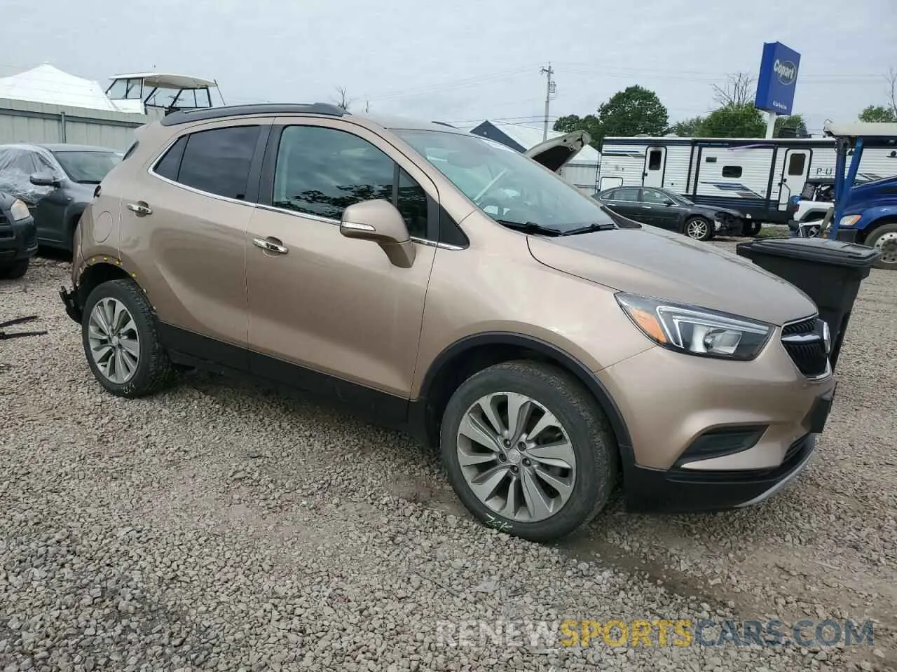 4 Фотография поврежденного автомобиля KL4CJESB9KB785819 BUICK ENCORE 2019