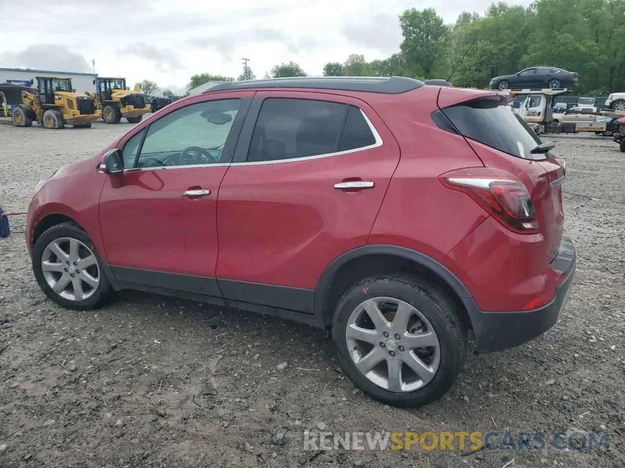 2 Фотография поврежденного автомобиля KL4CJGSM0KB705983 BUICK ENCORE 2019