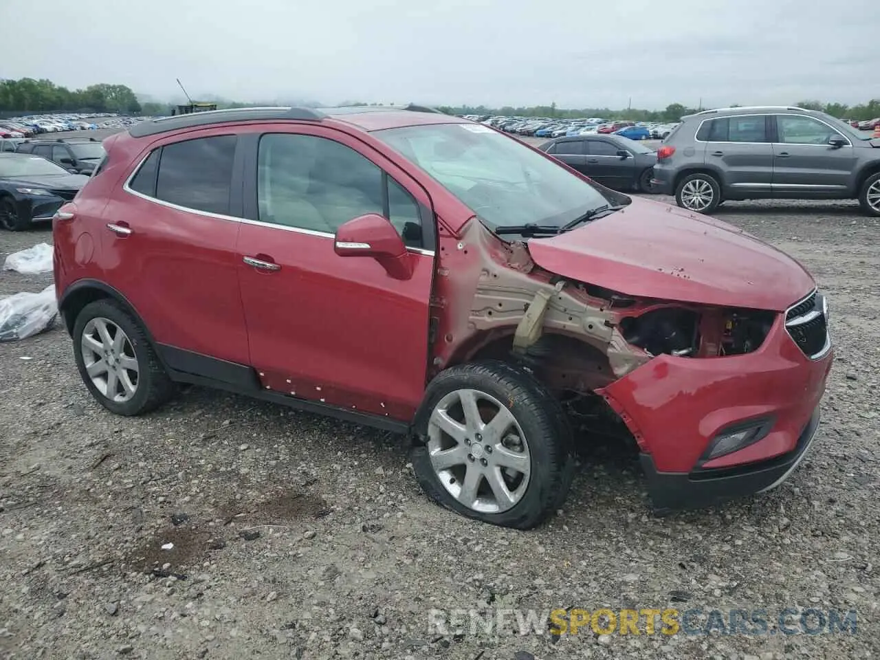 4 Фотография поврежденного автомобиля KL4CJGSM0KB705983 BUICK ENCORE 2019