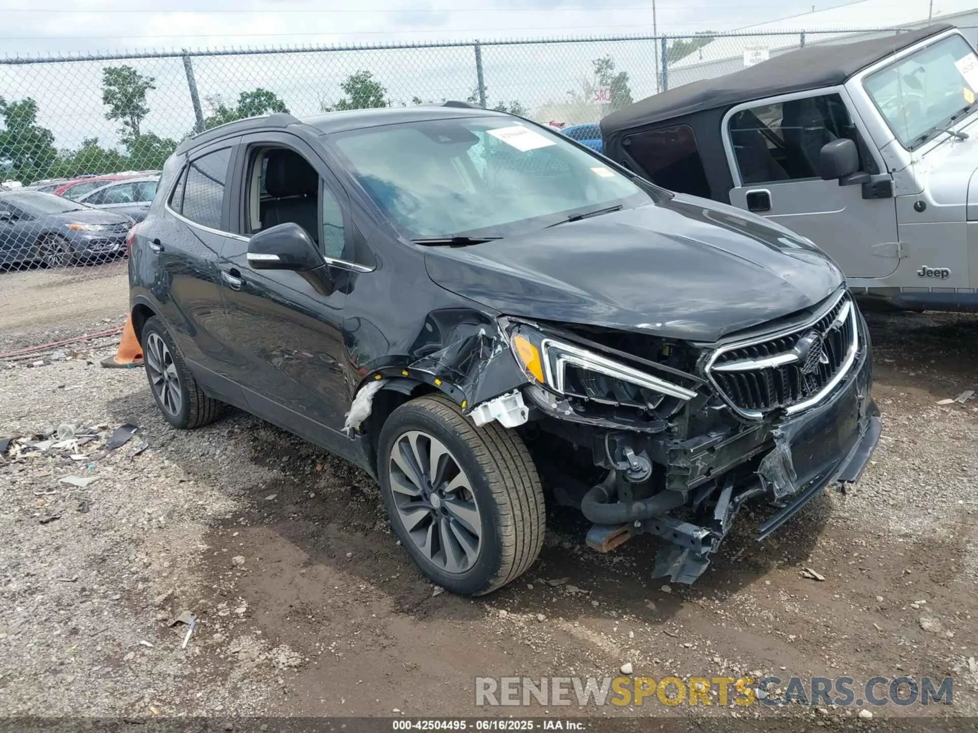 1 Photograph of a damaged car KL4CJGSM6KB755755 BUICK ENCORE 2019