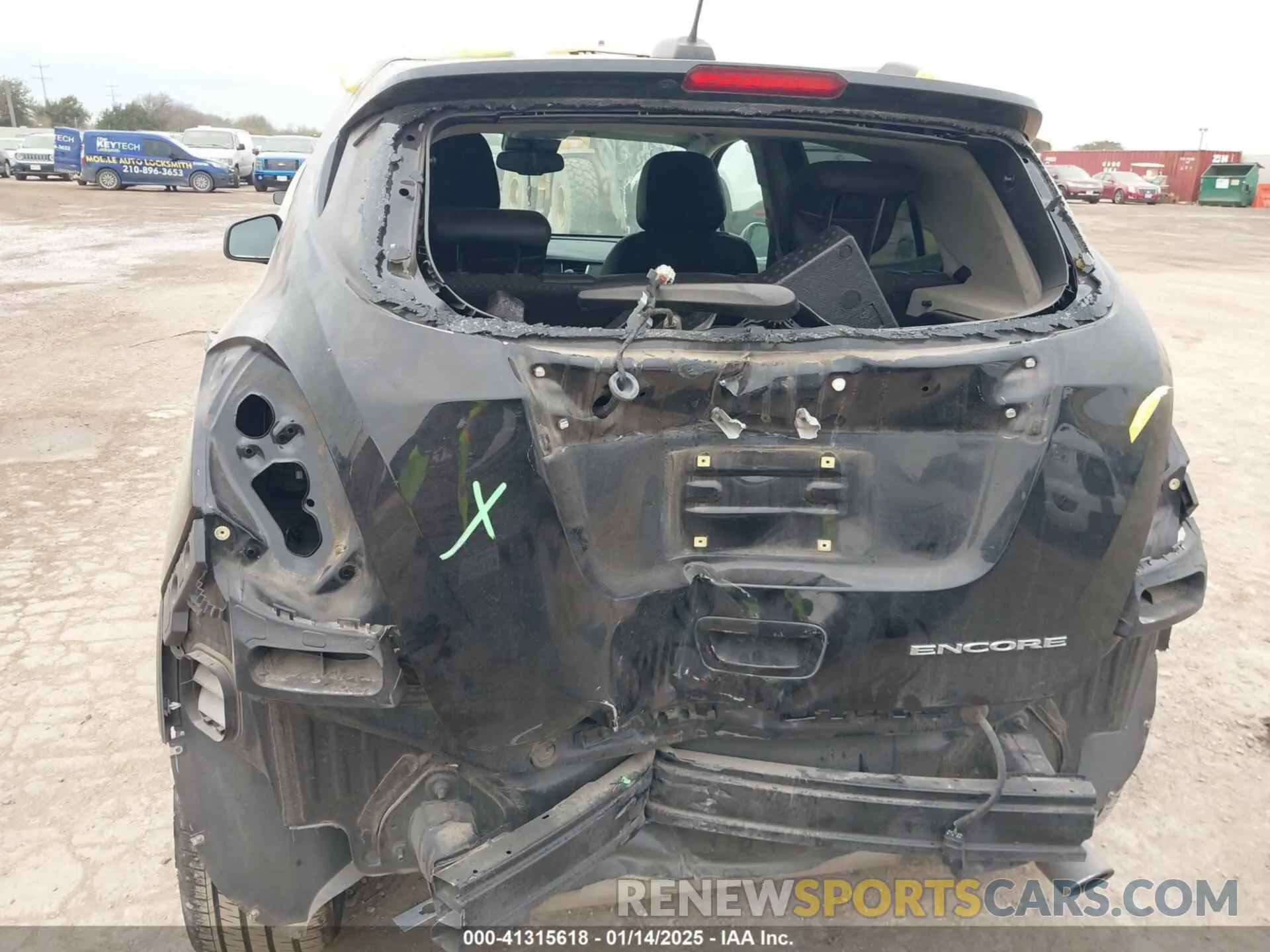 6 Фотография поврежденного автомобиля KL4CJASB1LB001241 BUICK ENCORE 2020