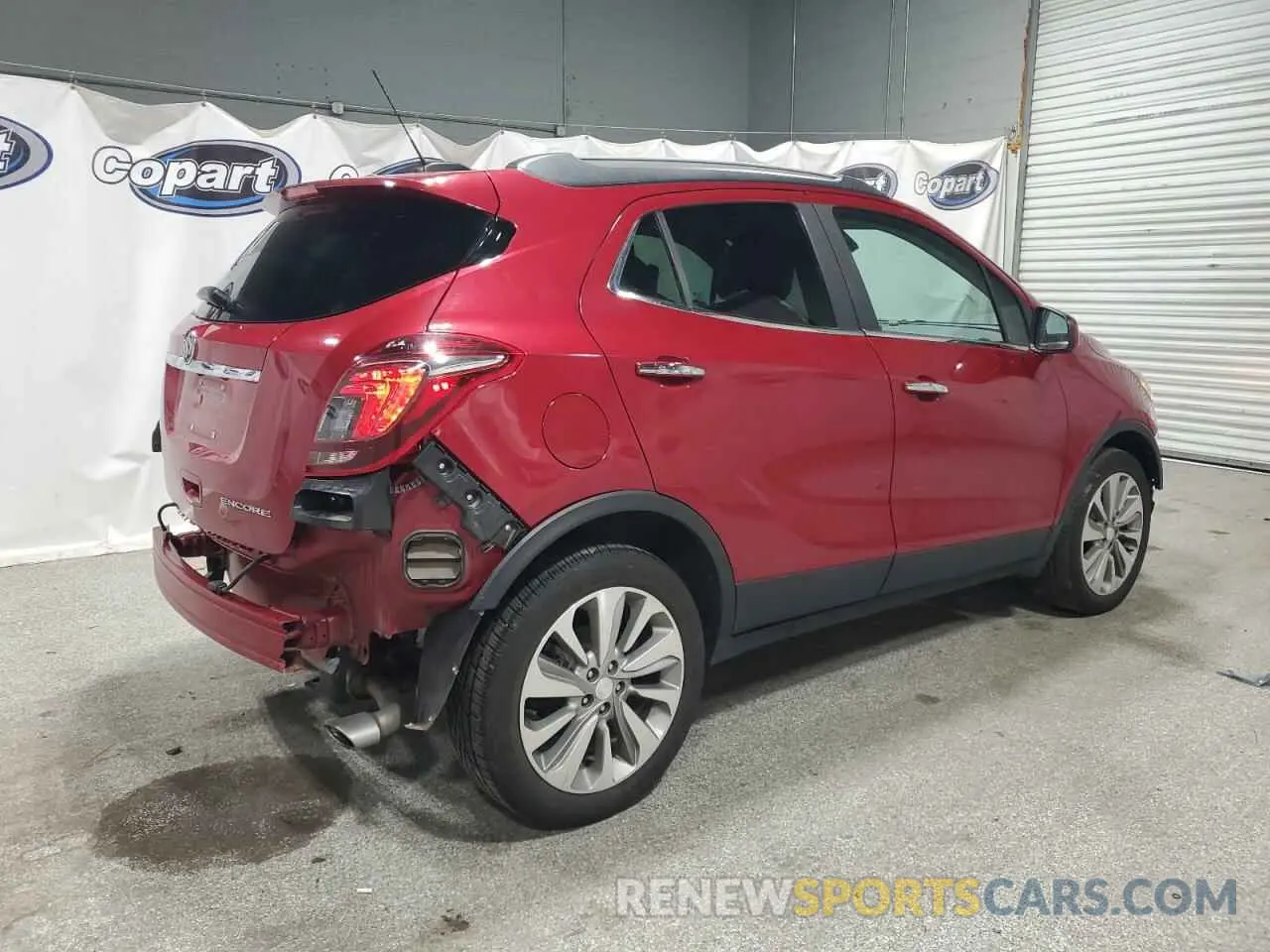 3 Фотография поврежденного автомобиля KL4CJASB1LB062931 BUICK ENCORE 2020