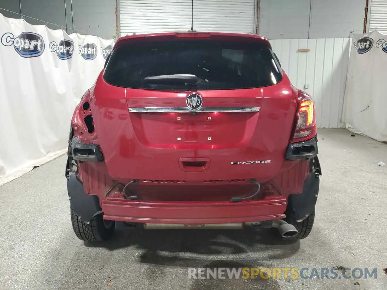 6 Фотография поврежденного автомобиля KL4CJASB1LB062931 BUICK ENCORE 2020