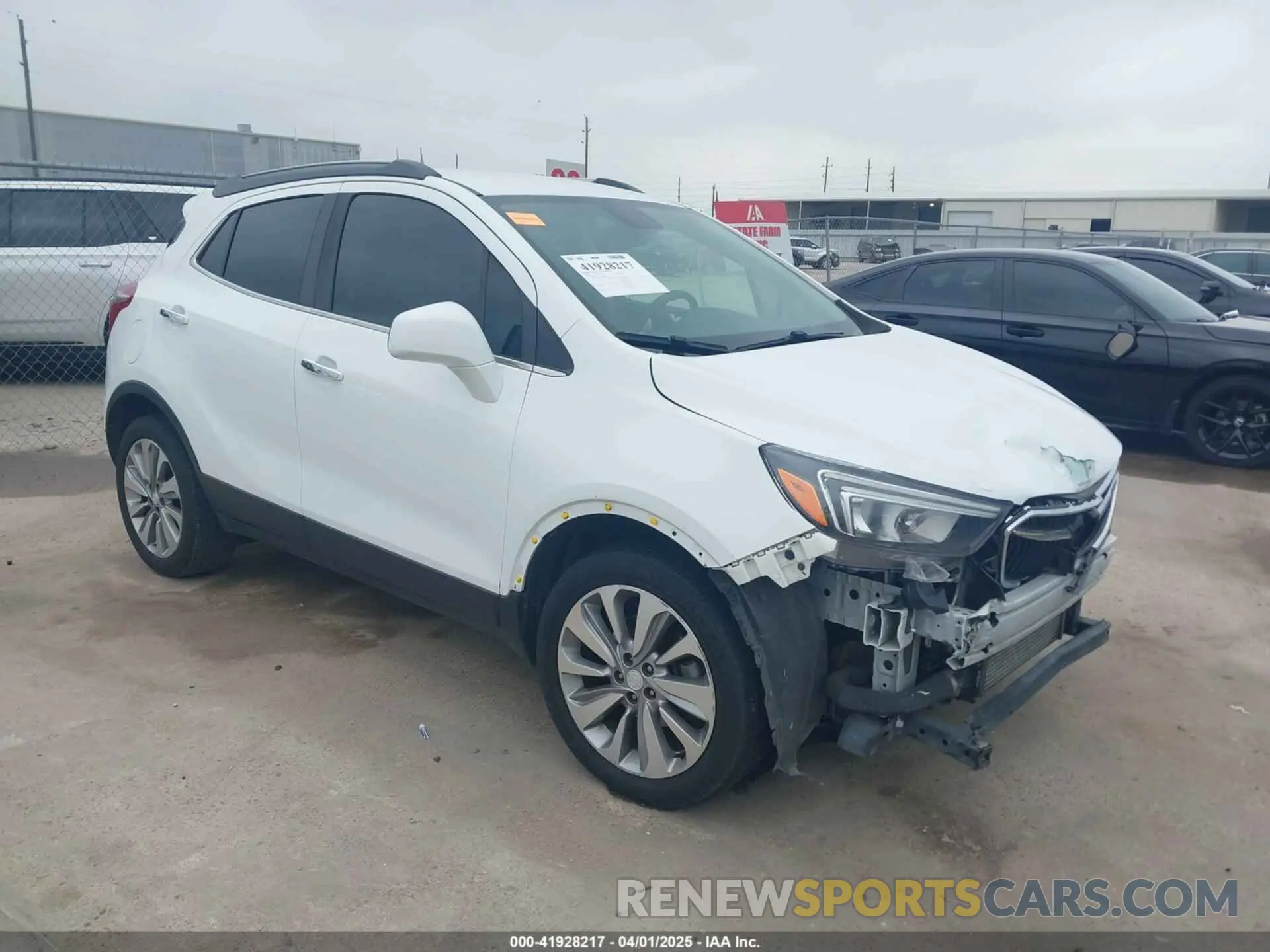 1 Фотография поврежденного автомобиля KL4CJASB2LB000499 BUICK ENCORE 2020