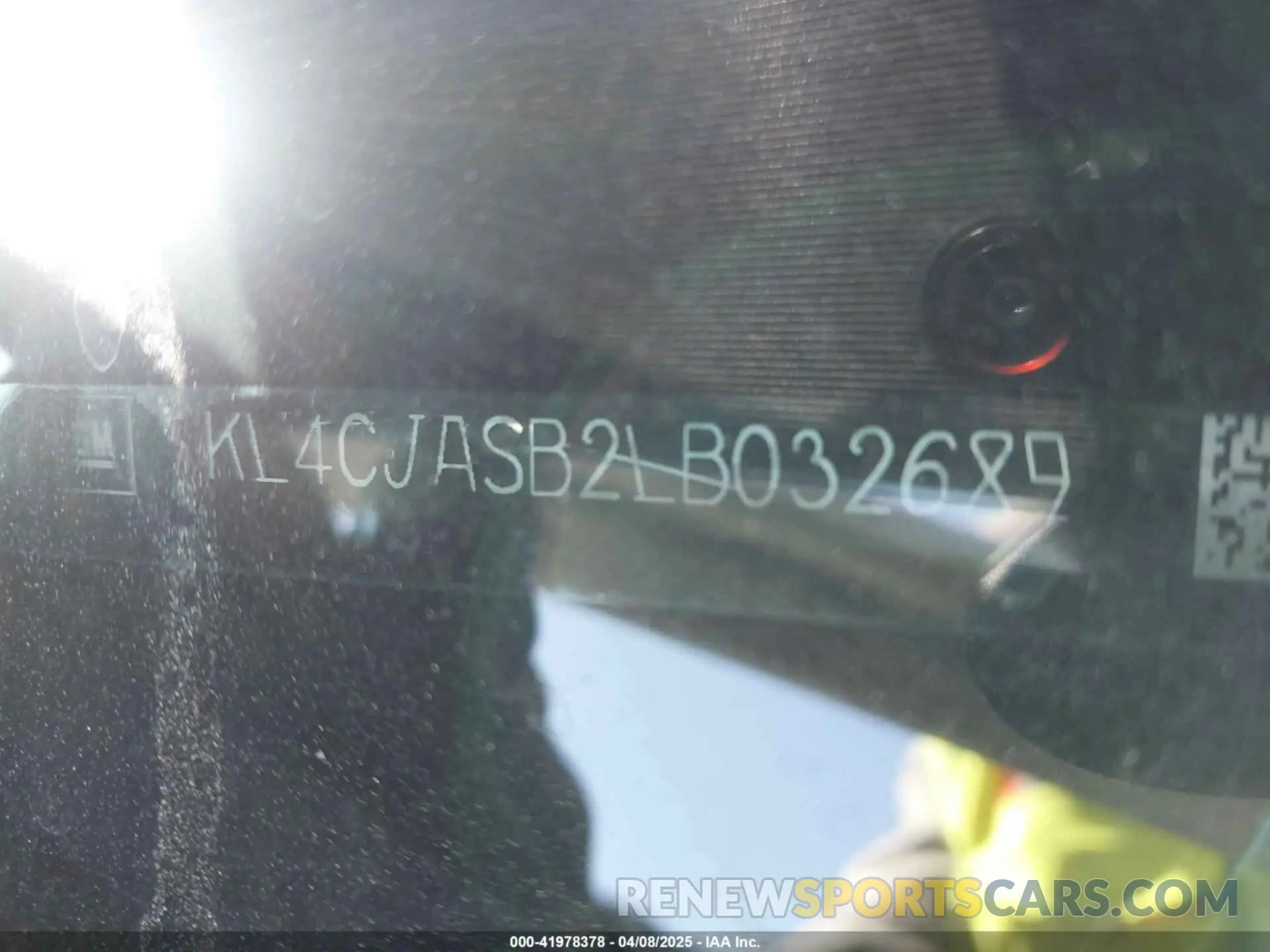 9 Photograph of a damaged car KL4CJASB2LB032689 BUICK ENCORE 2020