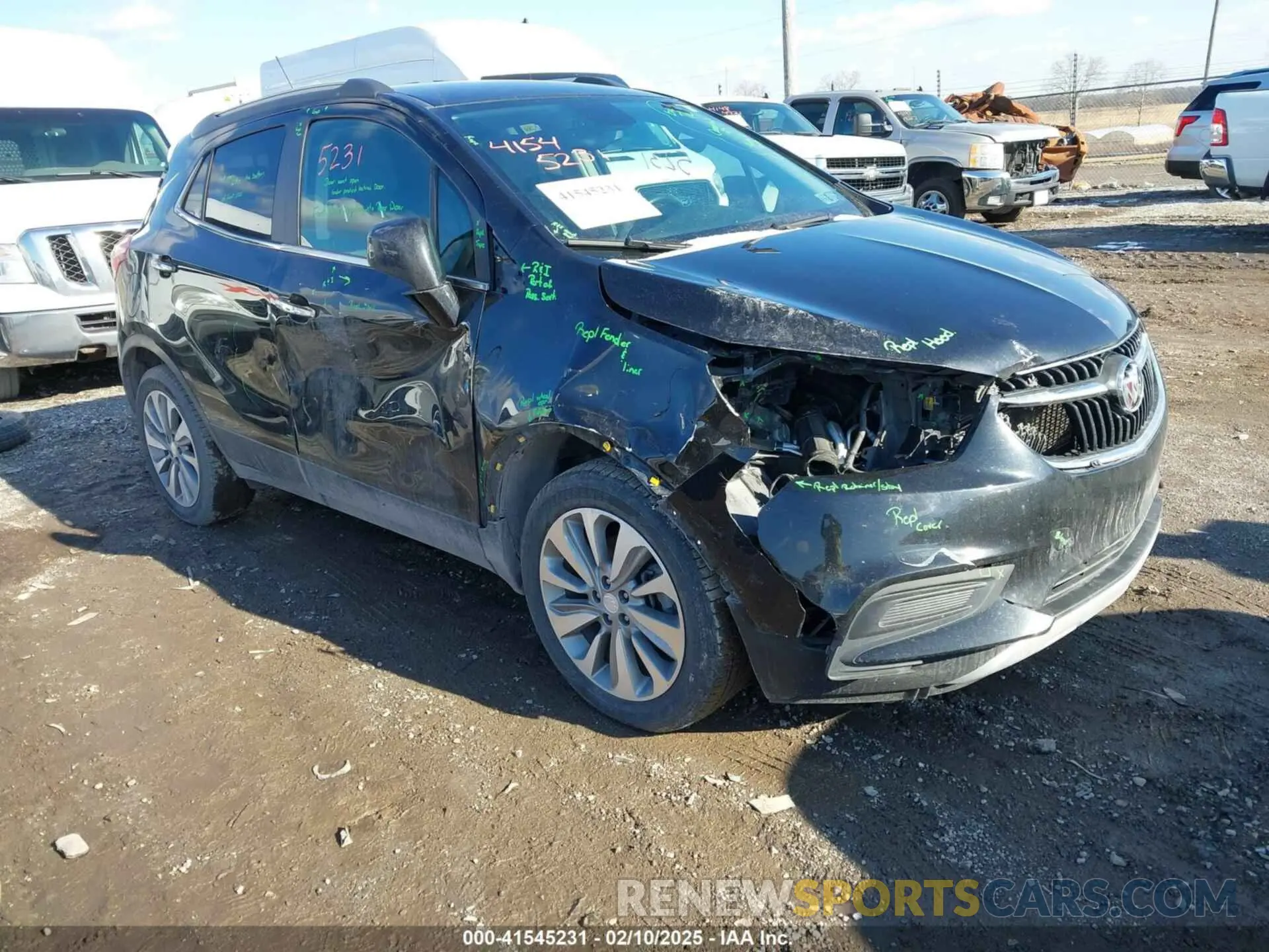 1 Photograph of a damaged car KL4CJASB2LB054868 BUICK ENCORE 2020