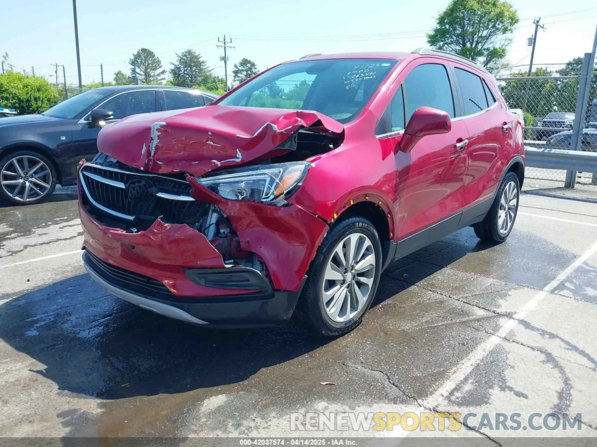 2 Photograph of a damaged car KL4CJASB2LB063490 BUICK ENCORE 2020