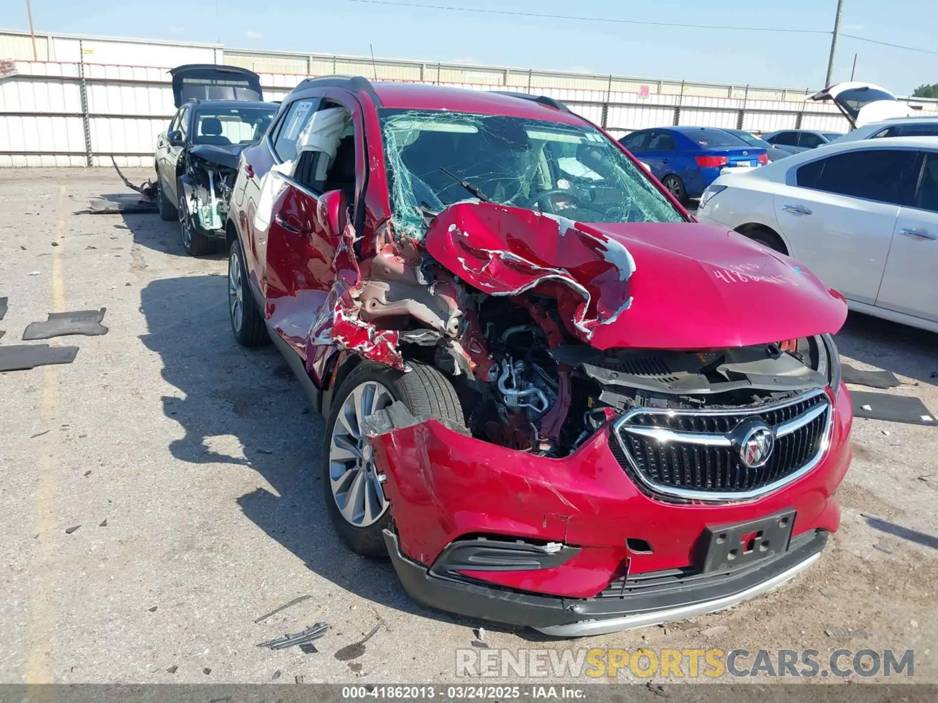1 Фотография поврежденного автомобиля KL4CJASB2LB067068 BUICK ENCORE 2020