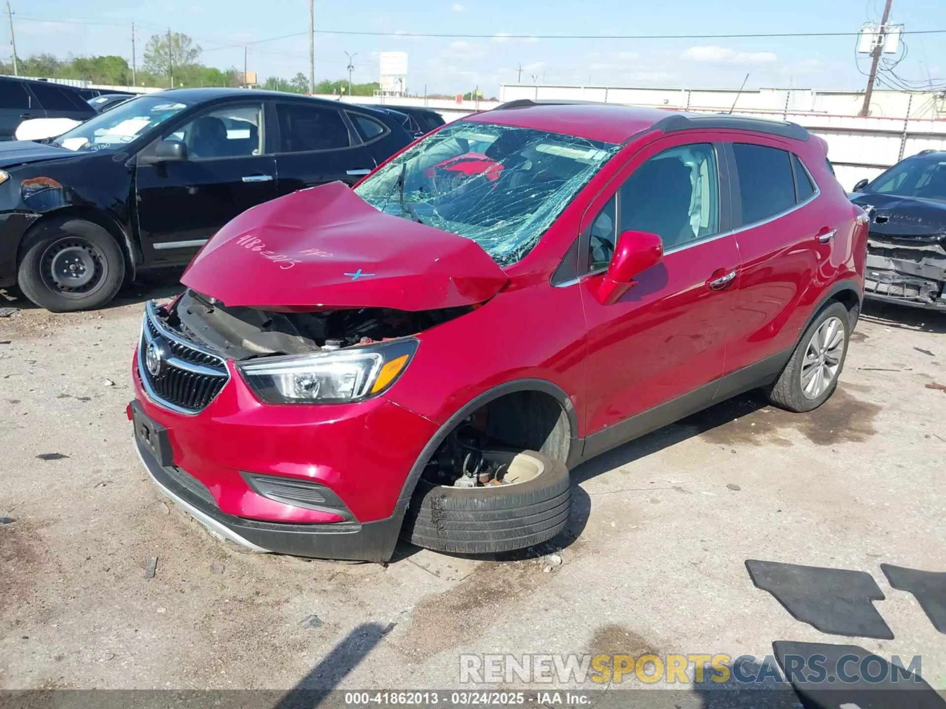 2 Фотография поврежденного автомобиля KL4CJASB2LB067068 BUICK ENCORE 2020