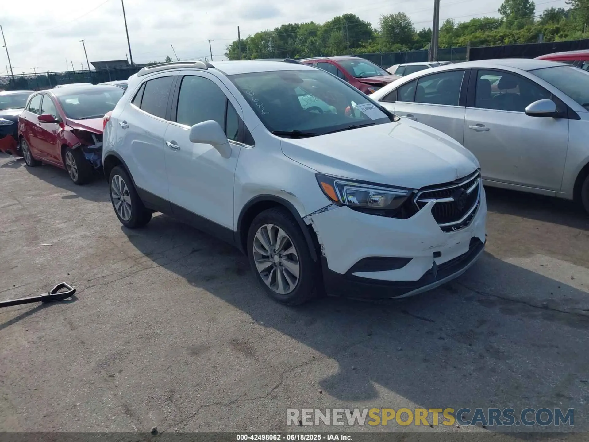 1 Фотография поврежденного автомобиля KL4CJASB2LB075199 BUICK ENCORE 2020