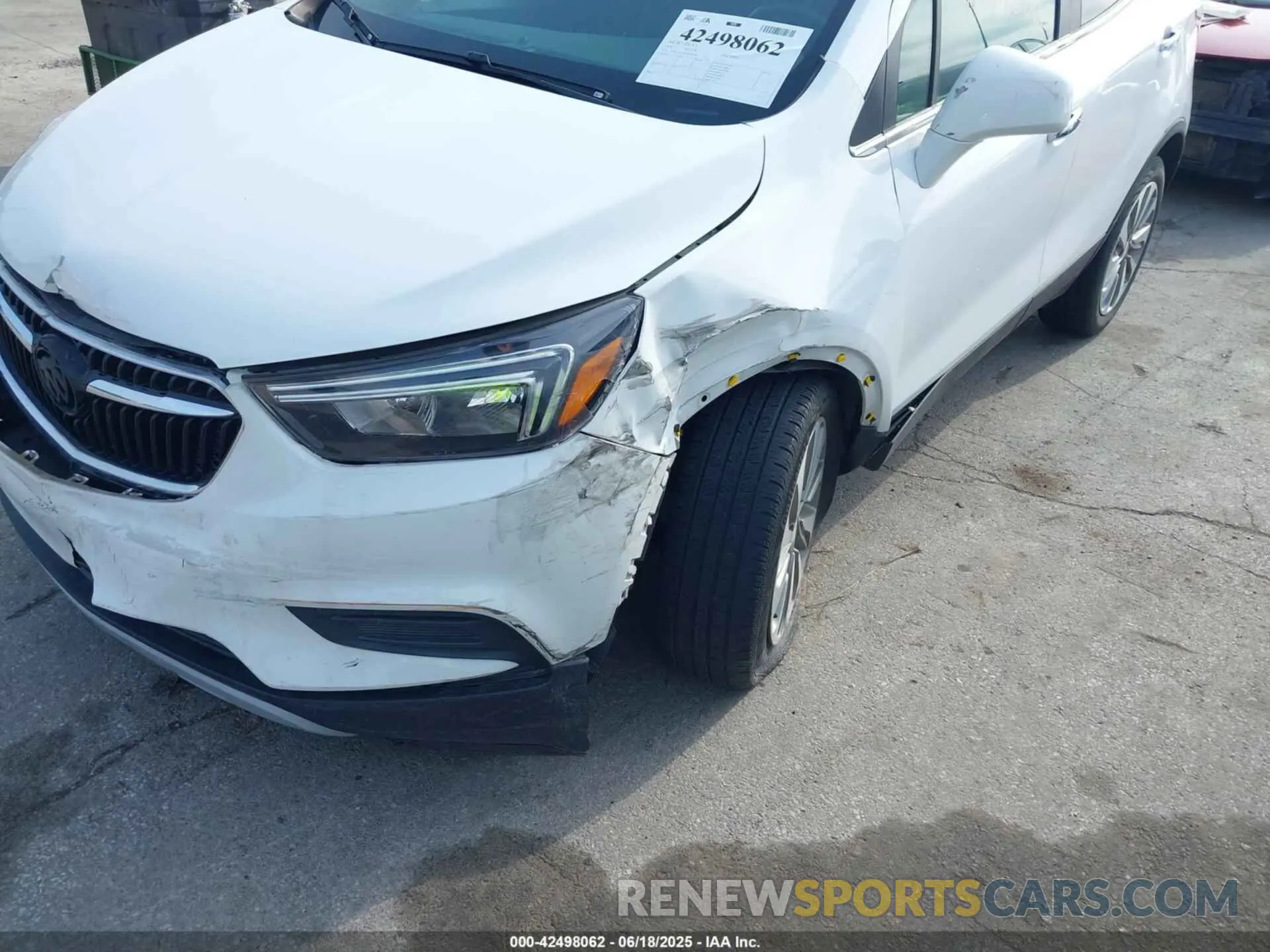 6 Фотография поврежденного автомобиля KL4CJASB2LB075199 BUICK ENCORE 2020