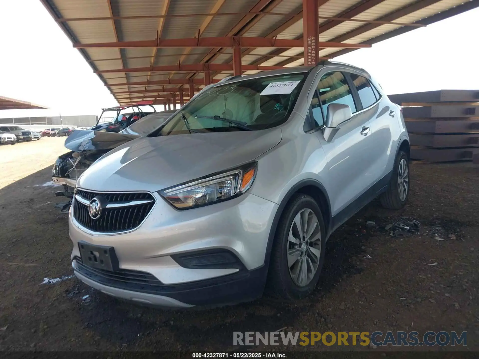 2 Photograph of a damaged car KL4CJASB2LB320938 BUICK ENCORE 2020