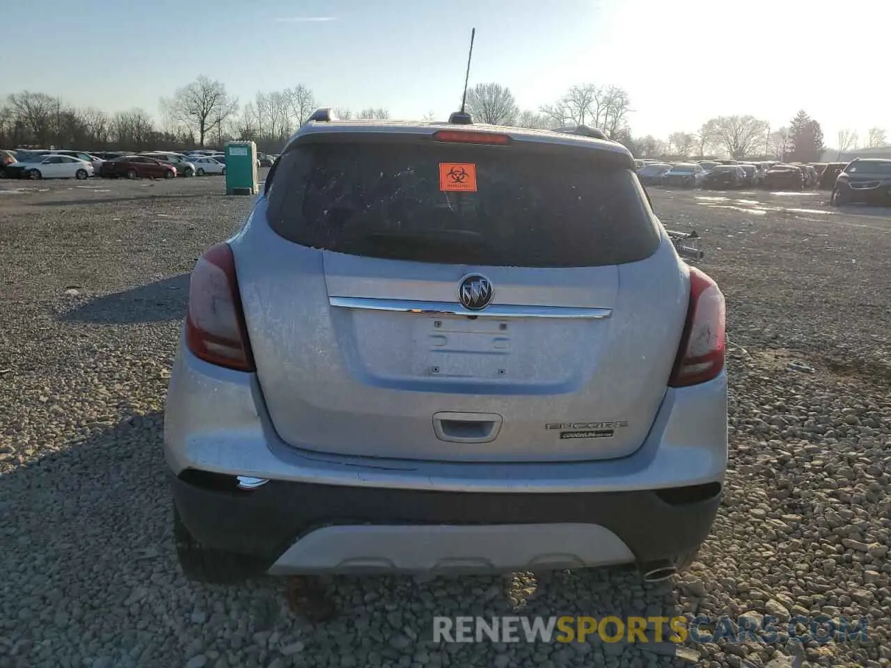 6 Фотография поврежденного автомобиля KL4CJASB4LB015005 BUICK ENCORE 2020