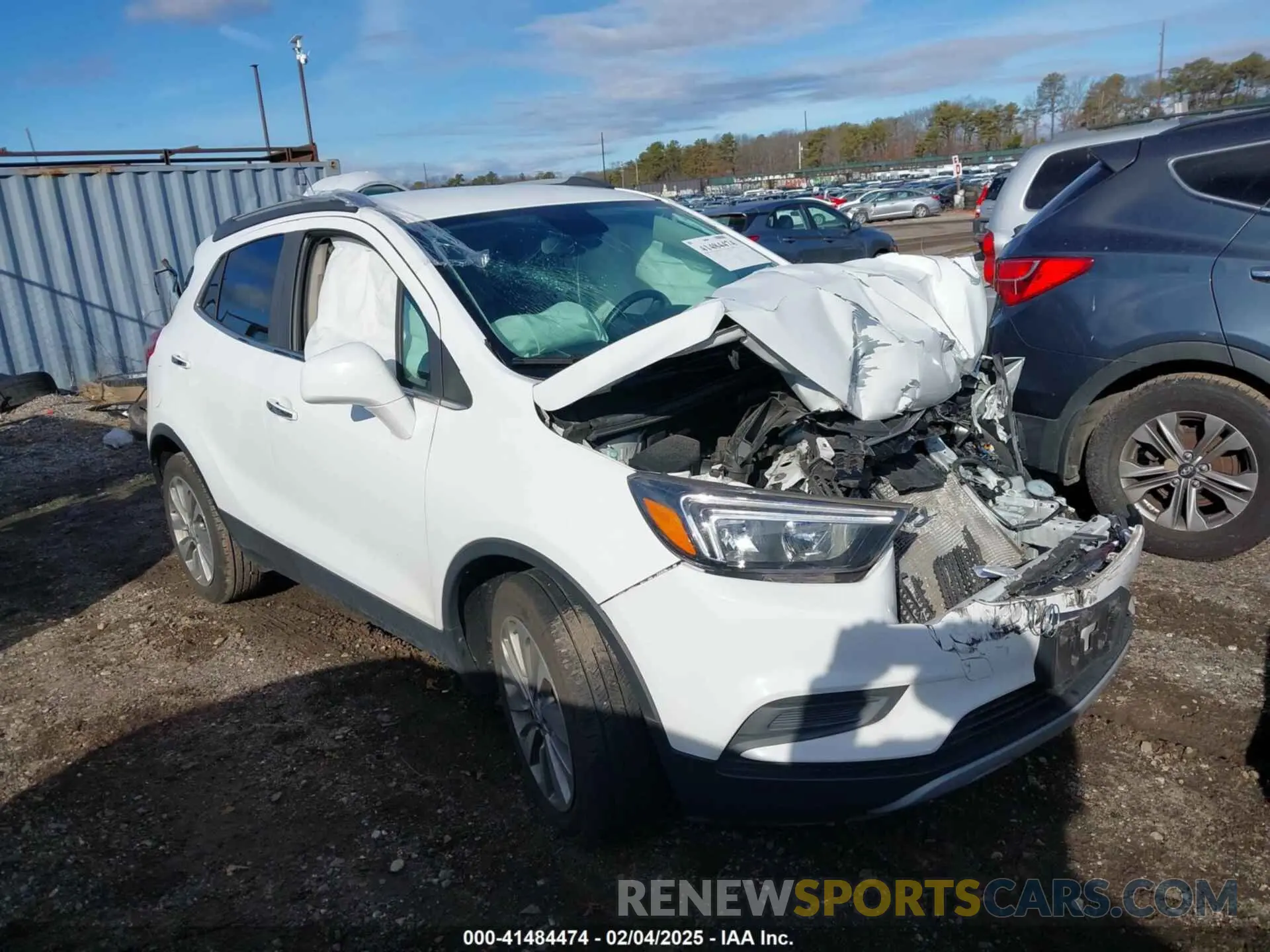 1 Photograph of a damaged car KL4CJASB4LB049736 BUICK ENCORE 2020