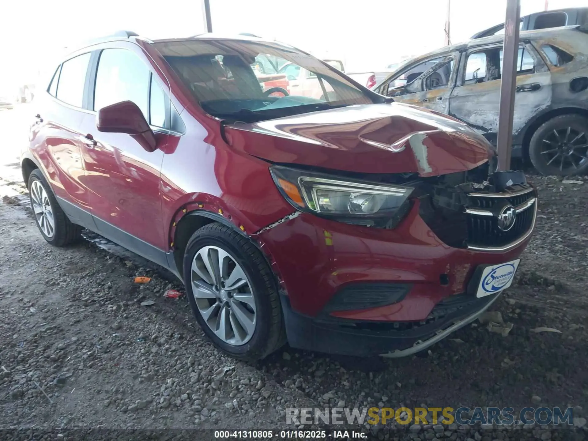 1 Photograph of a damaged car KL4CJASB4LB062549 BUICK ENCORE 2020