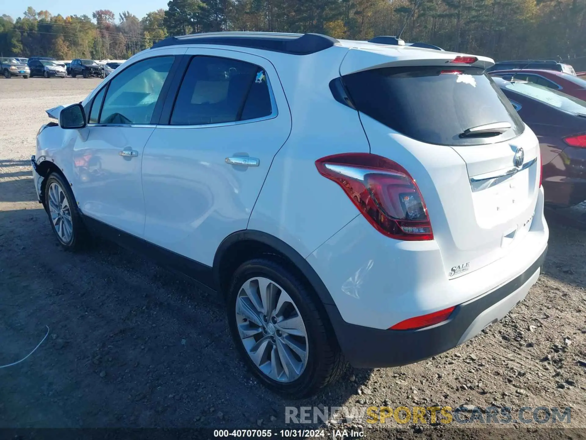 3 Фотография поврежденного автомобиля KL4CJASB4LB093333 BUICK ENCORE 2020