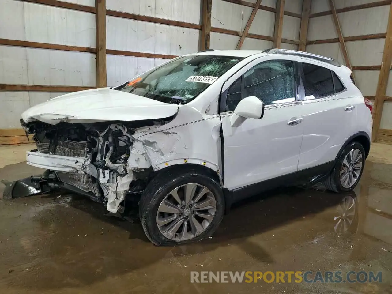 1 Photograph of a damaged car KL4CJASB7LB338464 BUICK ENCORE 2020