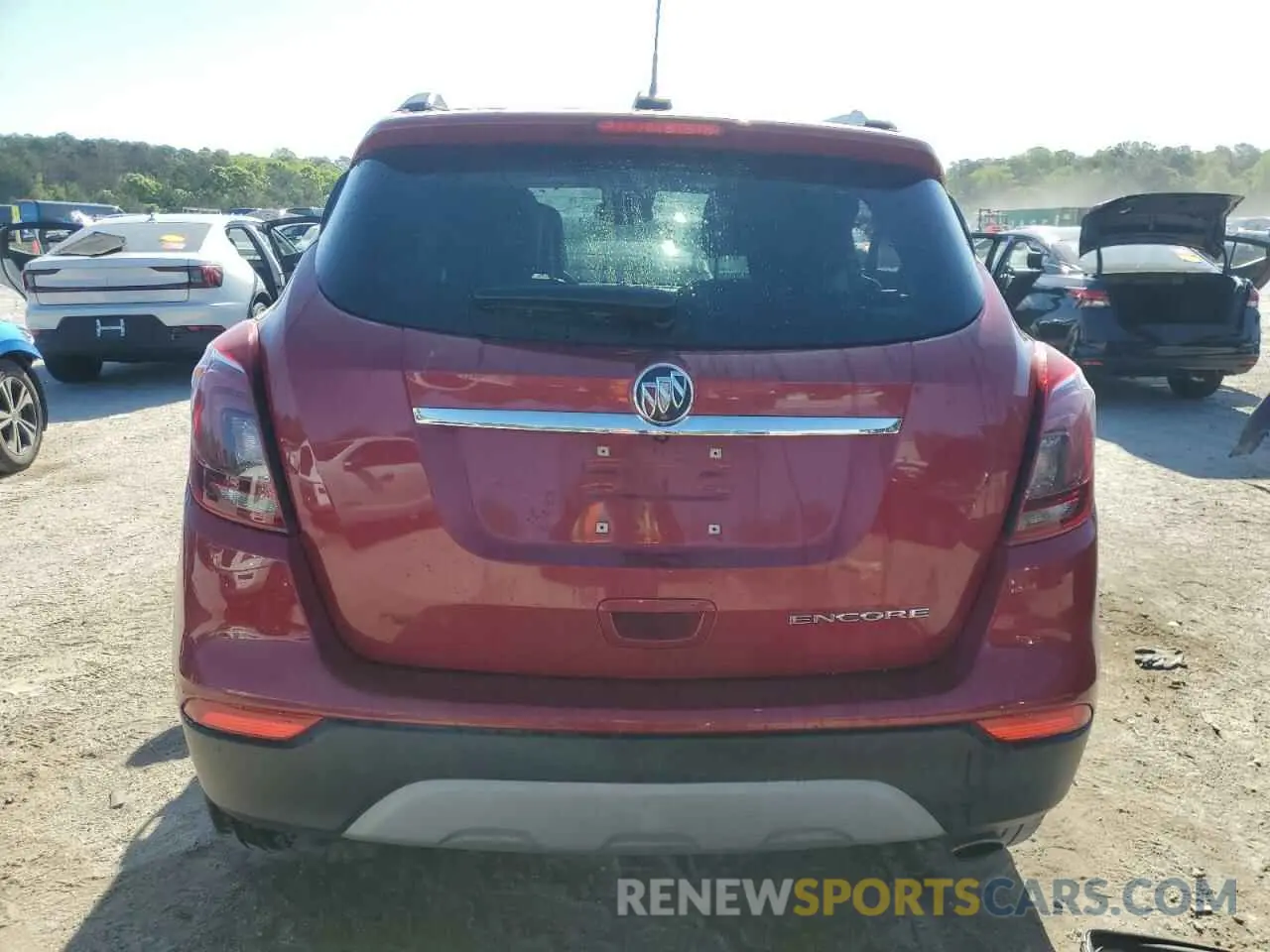 6 Фотография поврежденного автомобиля KL4CJASB8LB023575 BUICK ENCORE 2020